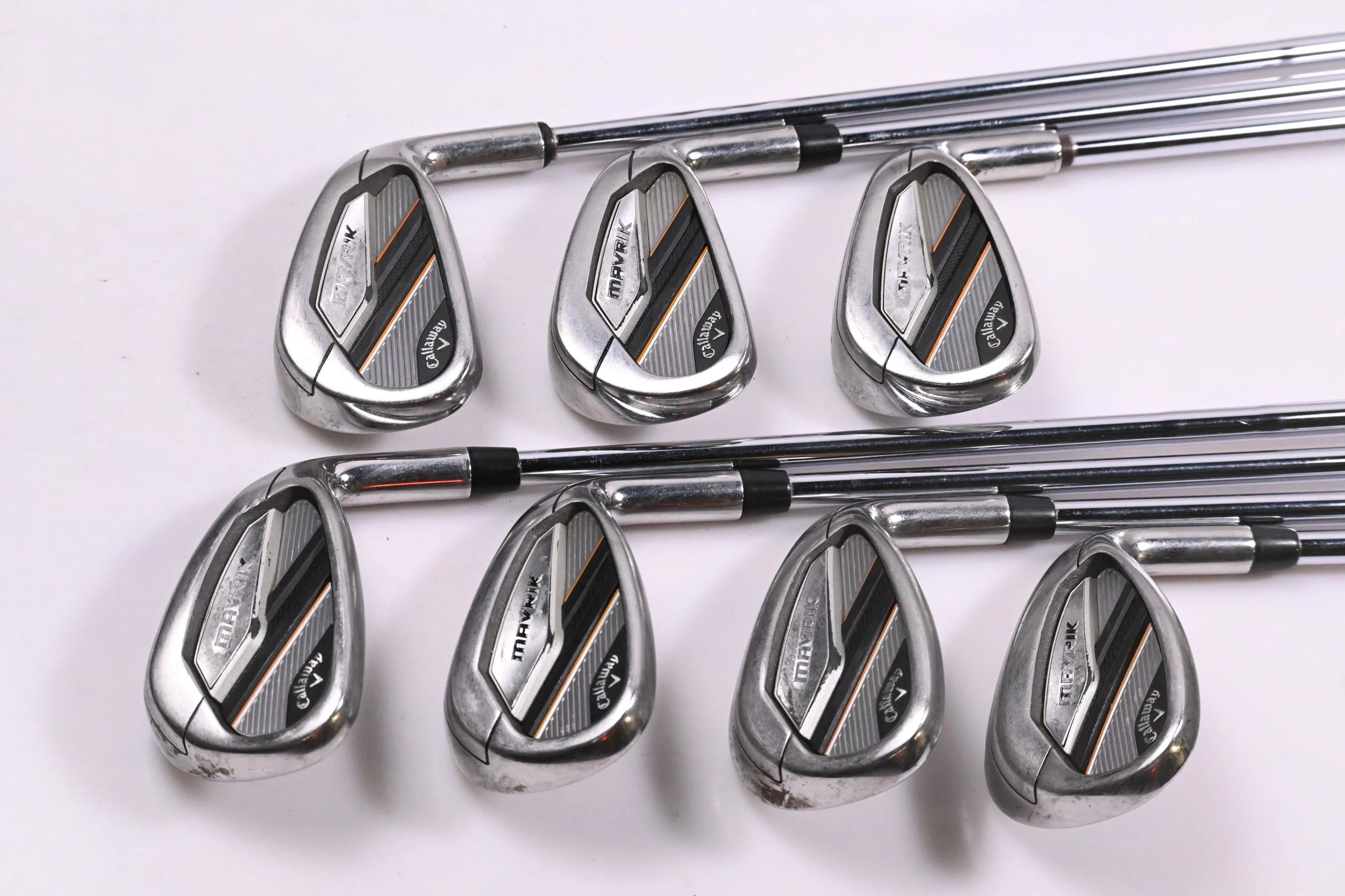 Callaway Mavrik Irons / 6-PW+AW+GW / Regular Flex SpeedStep 80 Shafts - Image 2
