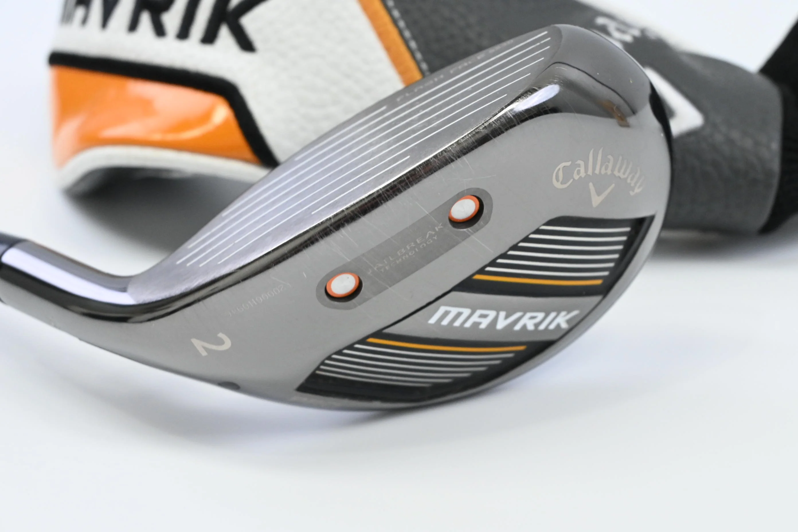 Left Hand Callaway Mavrik Pro #2 Hybrid / 18 Degree / Stiff Flex Tensei Blue 75