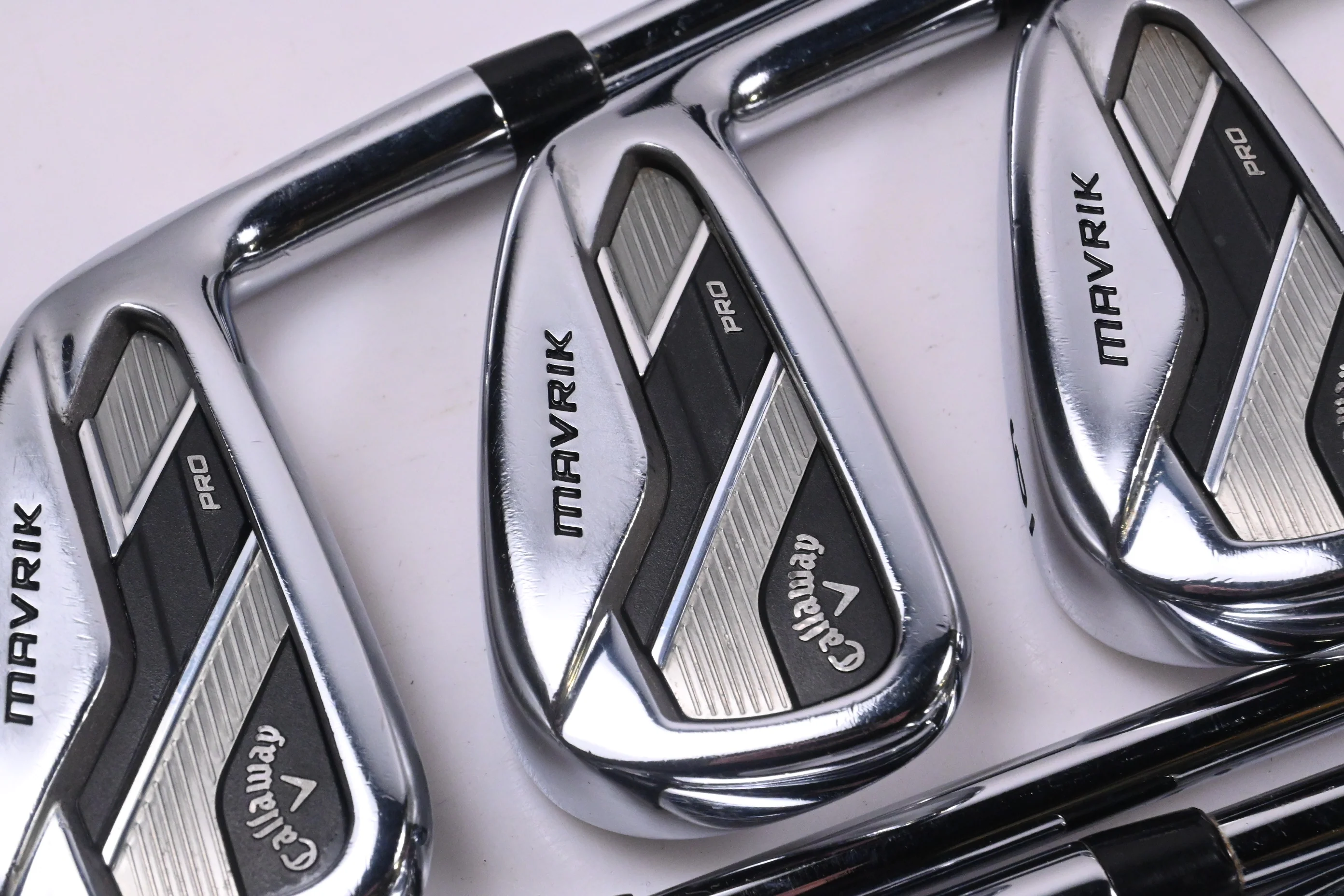 Callaway Mavrik Pro Irons / 4-PW / Stiff Flex Elevate 95 Shafts