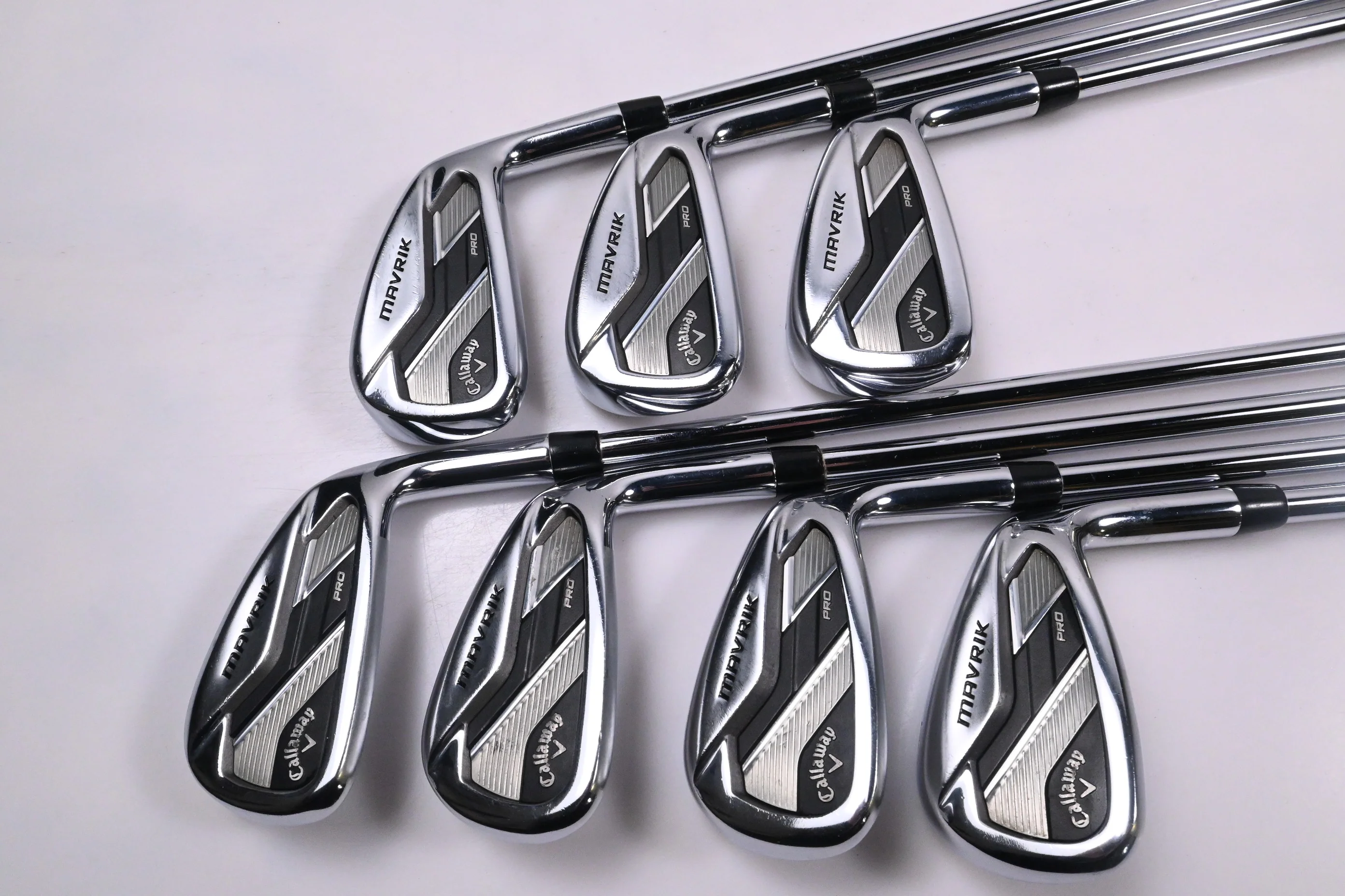 Callaway Mavrik Pro Irons / 4-PW / Stiff Flex Elevate 95 Shafts - Image 2
