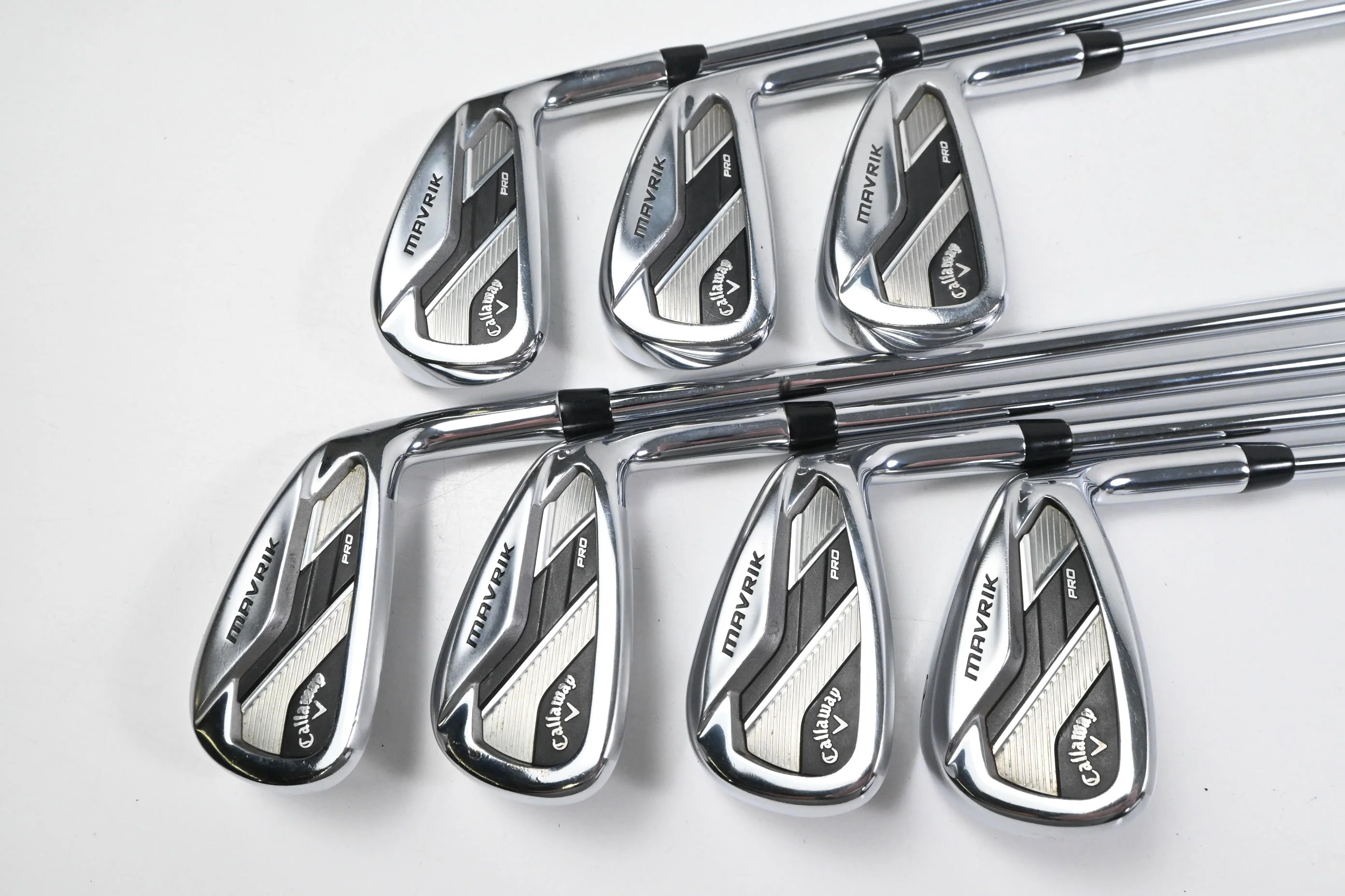 Callaway Mavrik Pro Irons / 4-PW / Stiff Flex Elevate VSS Pro 105 Steel Shafts - Image 2
