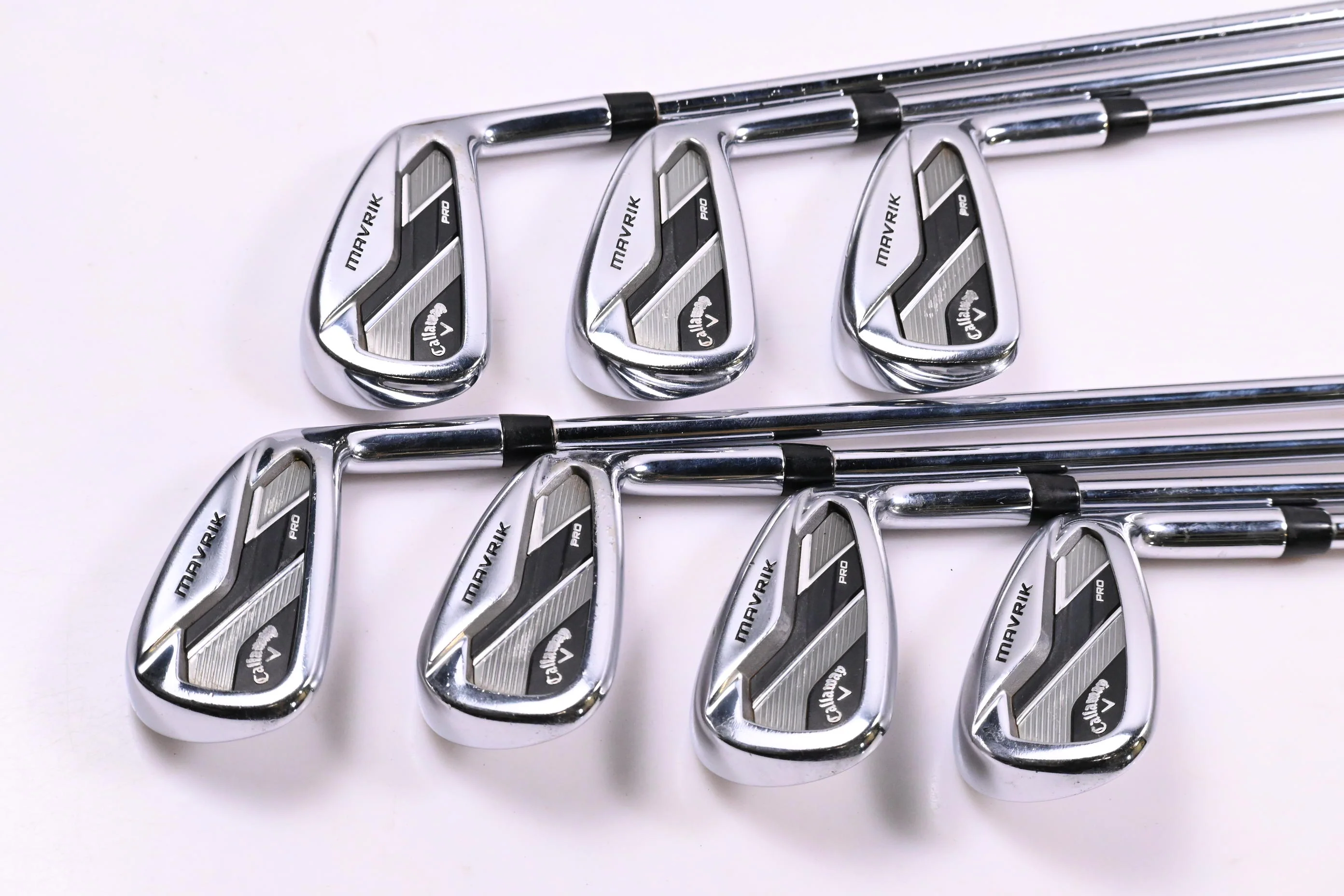 Callaway Mavrik Pro Irons / 4-PW / Stiff Flex Elevate 105 Shafts - Image 2
