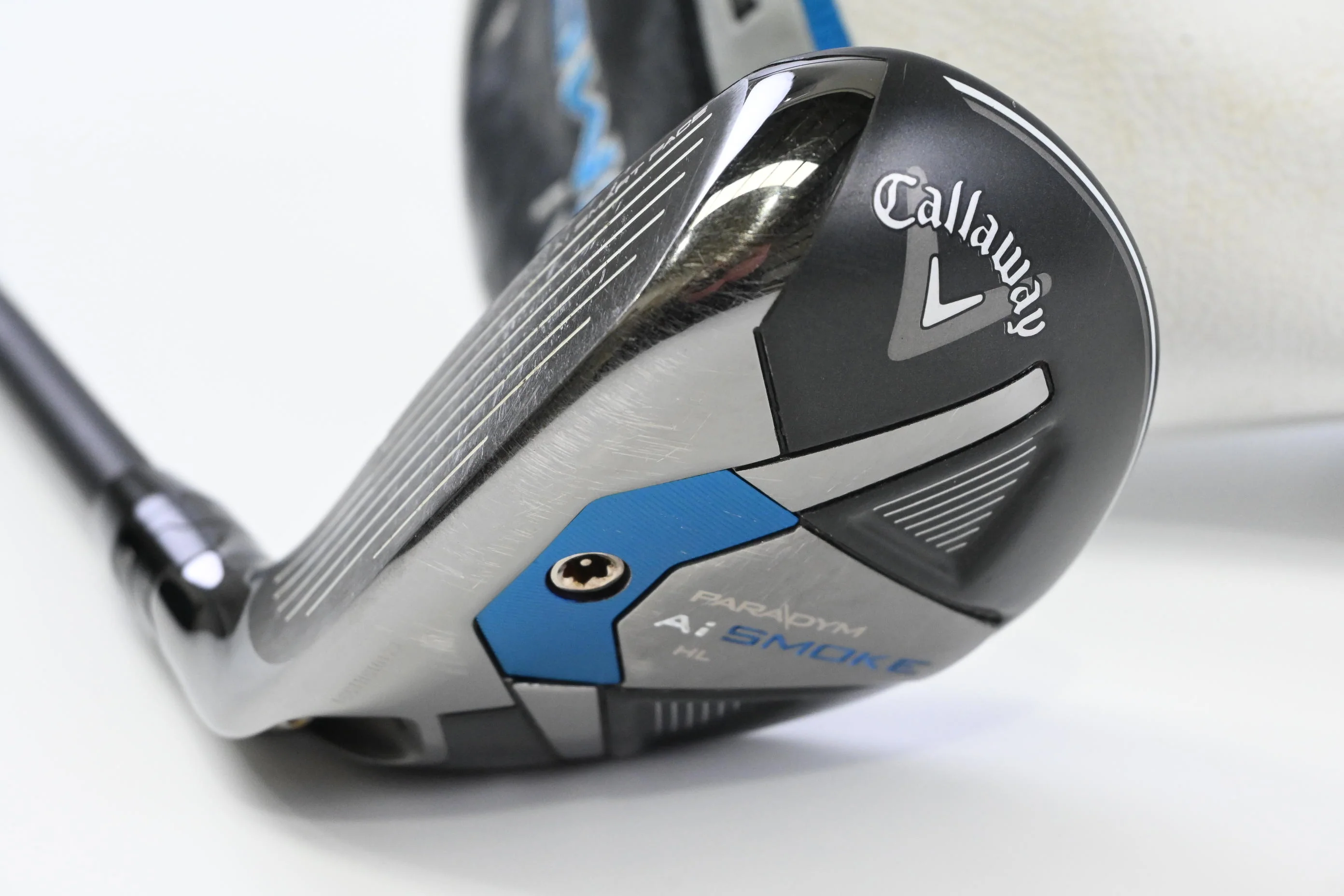 Left Hand Callaway Paradym Ai Smoke HL #4 Hybrid / 21 Degree / Senior Flex