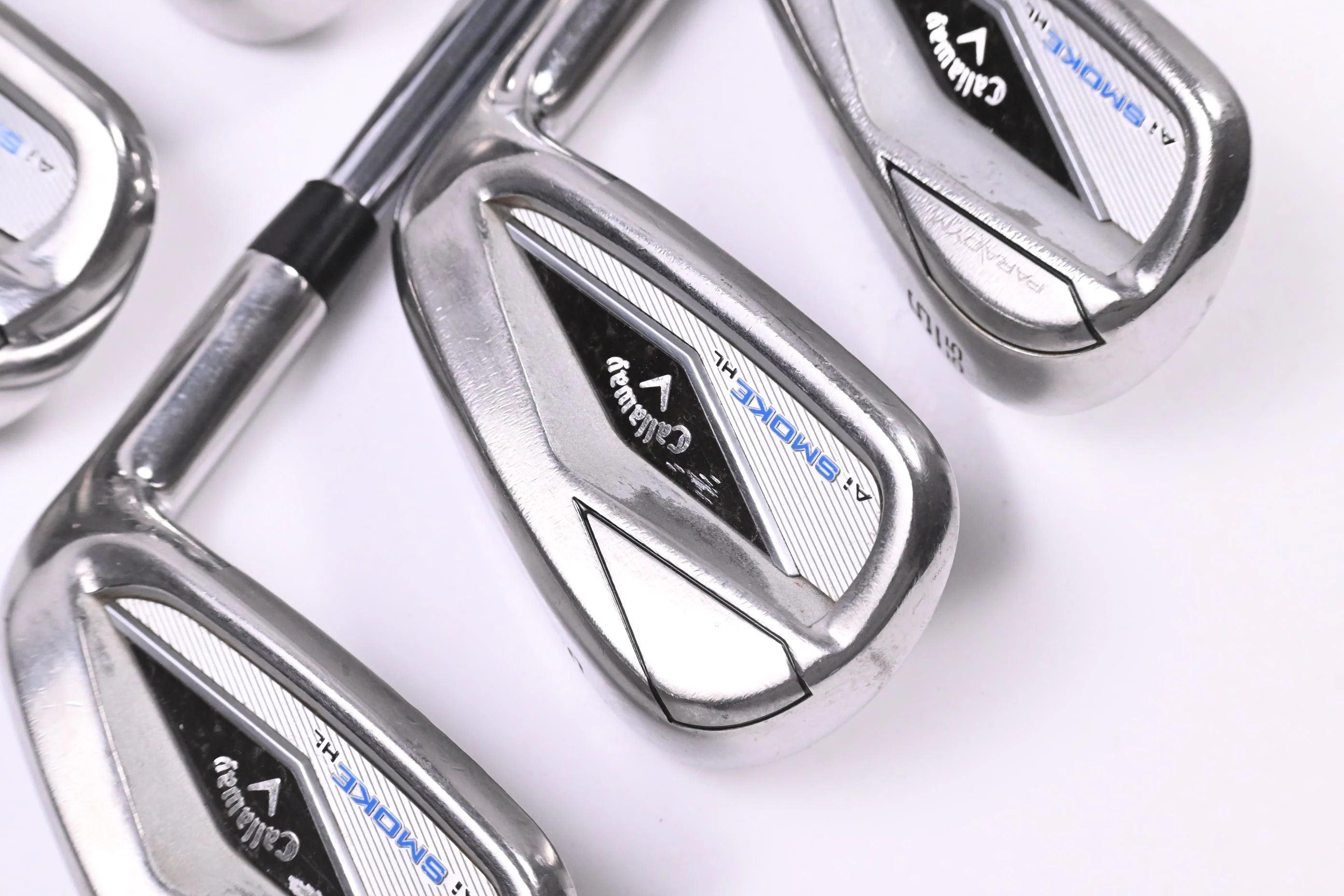 Callaway Paradym Ai Smoke HL Irons / 7-PW+SW / Stiff Flex AMT Black S300 Shafts