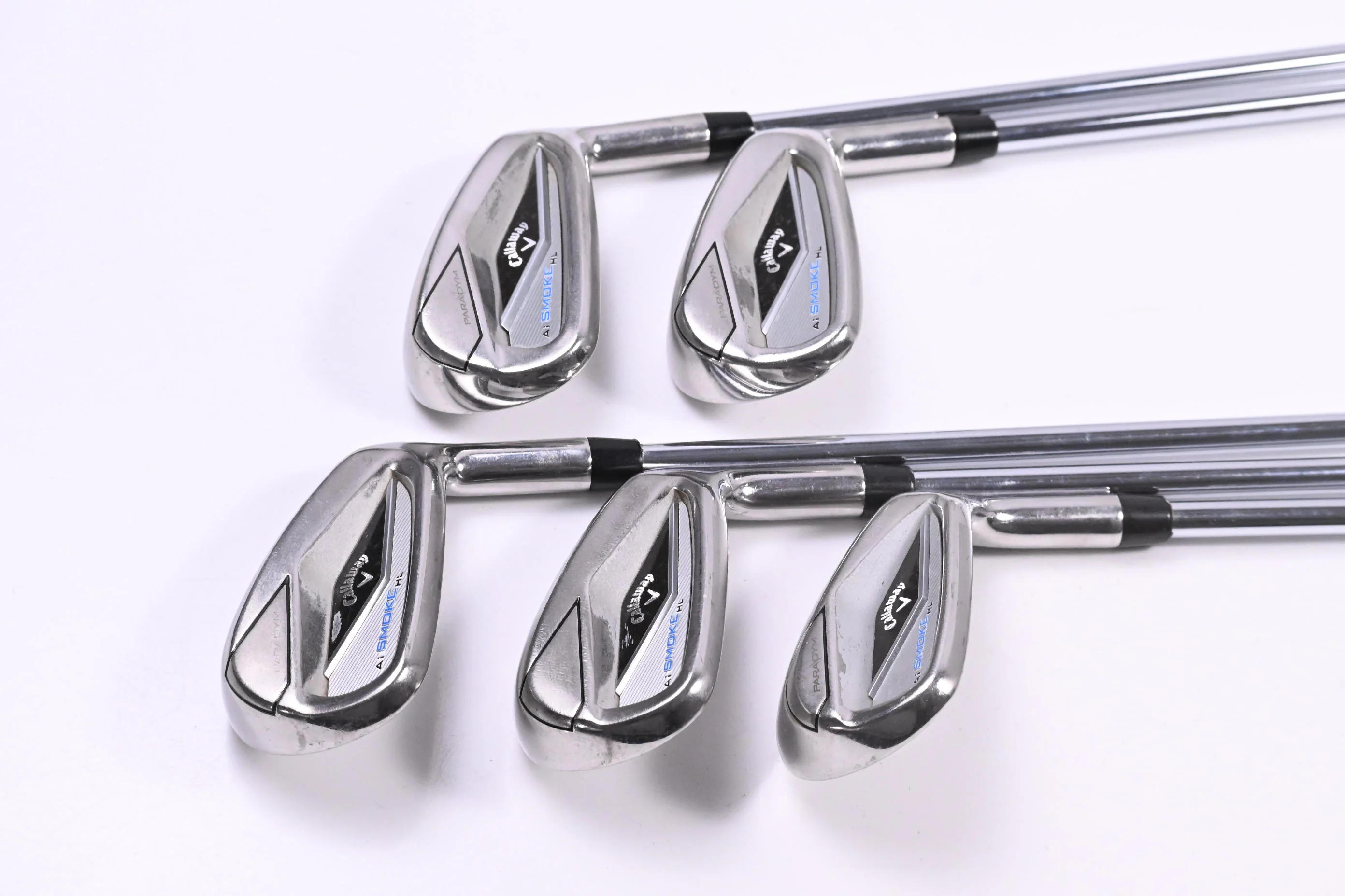 Callaway Paradym Ai Smoke HL Irons / 7-PW+SW / Stiff Flex AMT Black S300 Shafts - Image 2