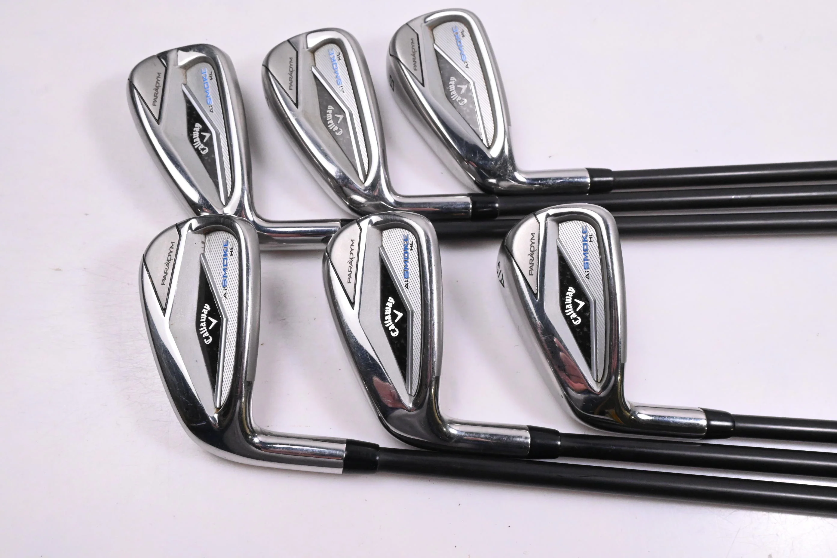 Left Hand Callaway Paradym Ai Smoke HL Irons / 6-PW+GW / Regular Flex Cypher 2.0 - Image 2