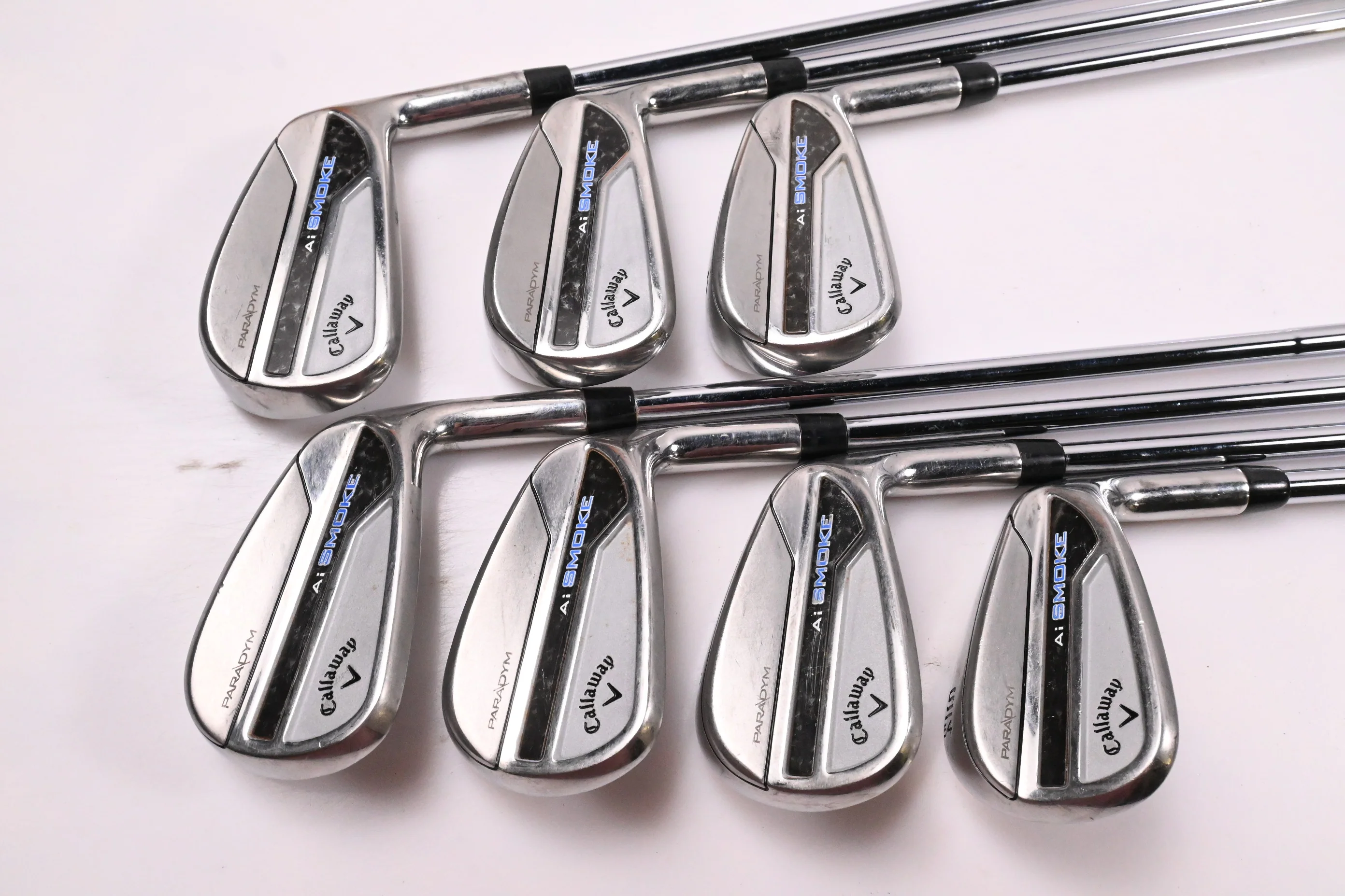 Callaway Paradym Ai Smoke Irons / 5-PW+SW / Stiff Flex Elevate MPH 95 Shafts - Image 2