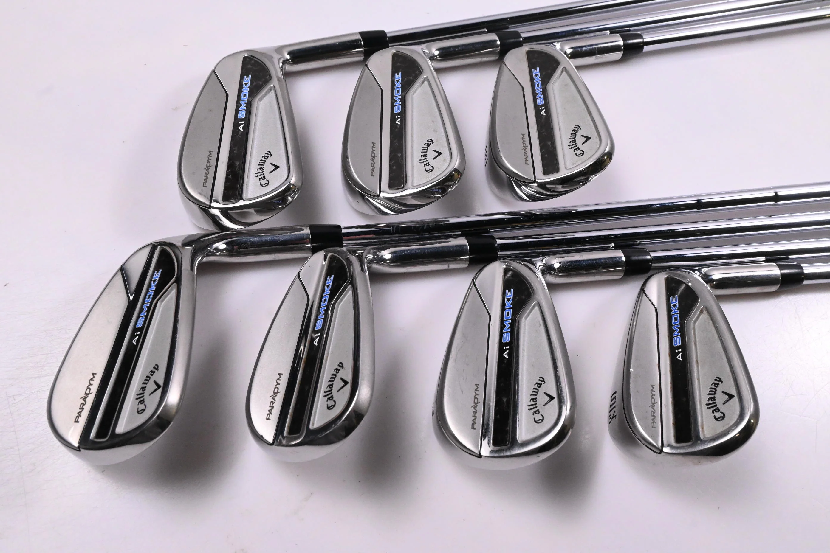Callaway Paradym Ai Smoke Irons / 7-PW+AW+GW+SW / Stiff Flex Elevate MPH 95 - Image 2