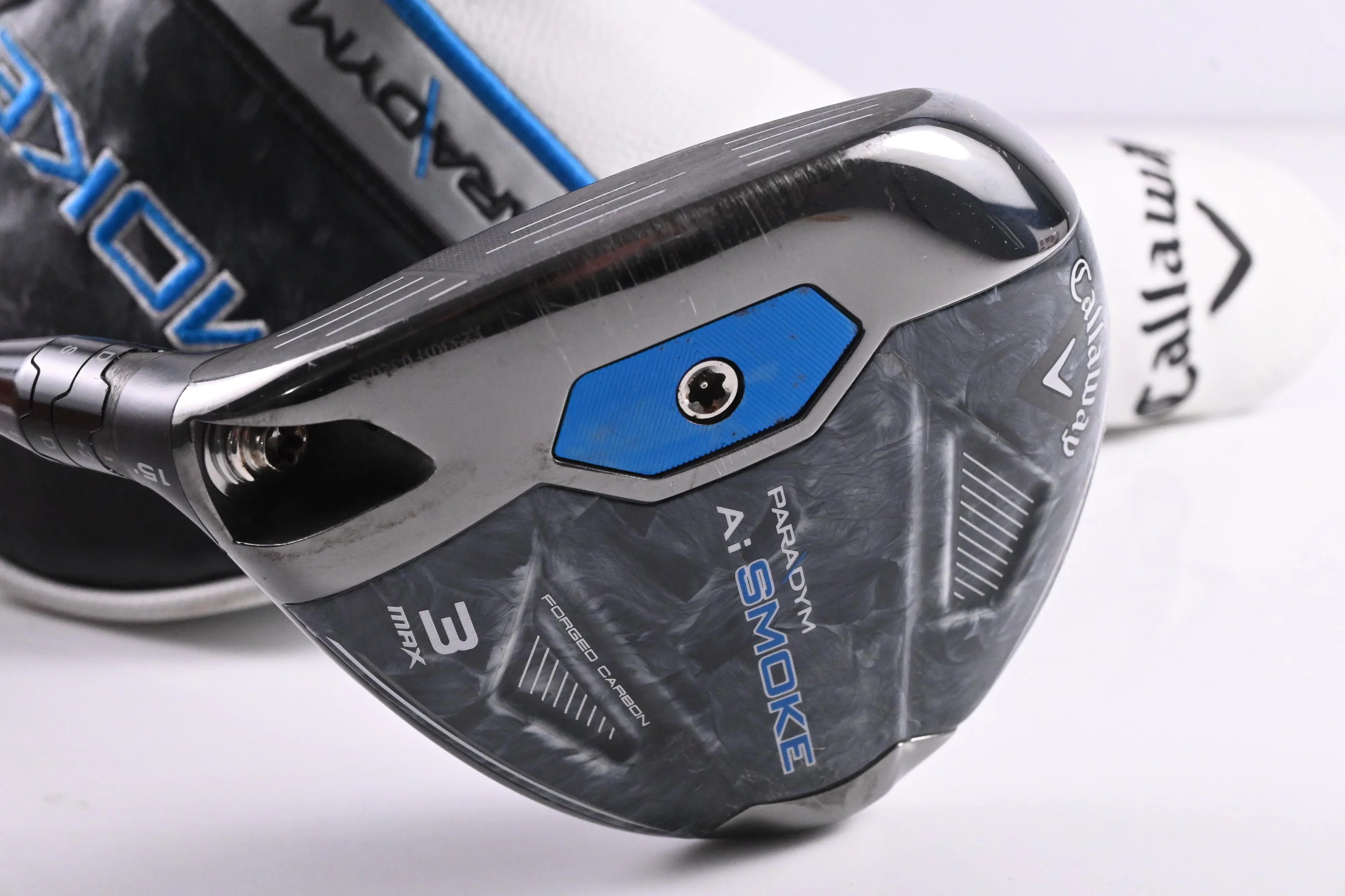 Left Hand Callaway Paradym Ai Smoke Max #3 Wood / 15 Degree / Stiff Flex Denali - Image 2