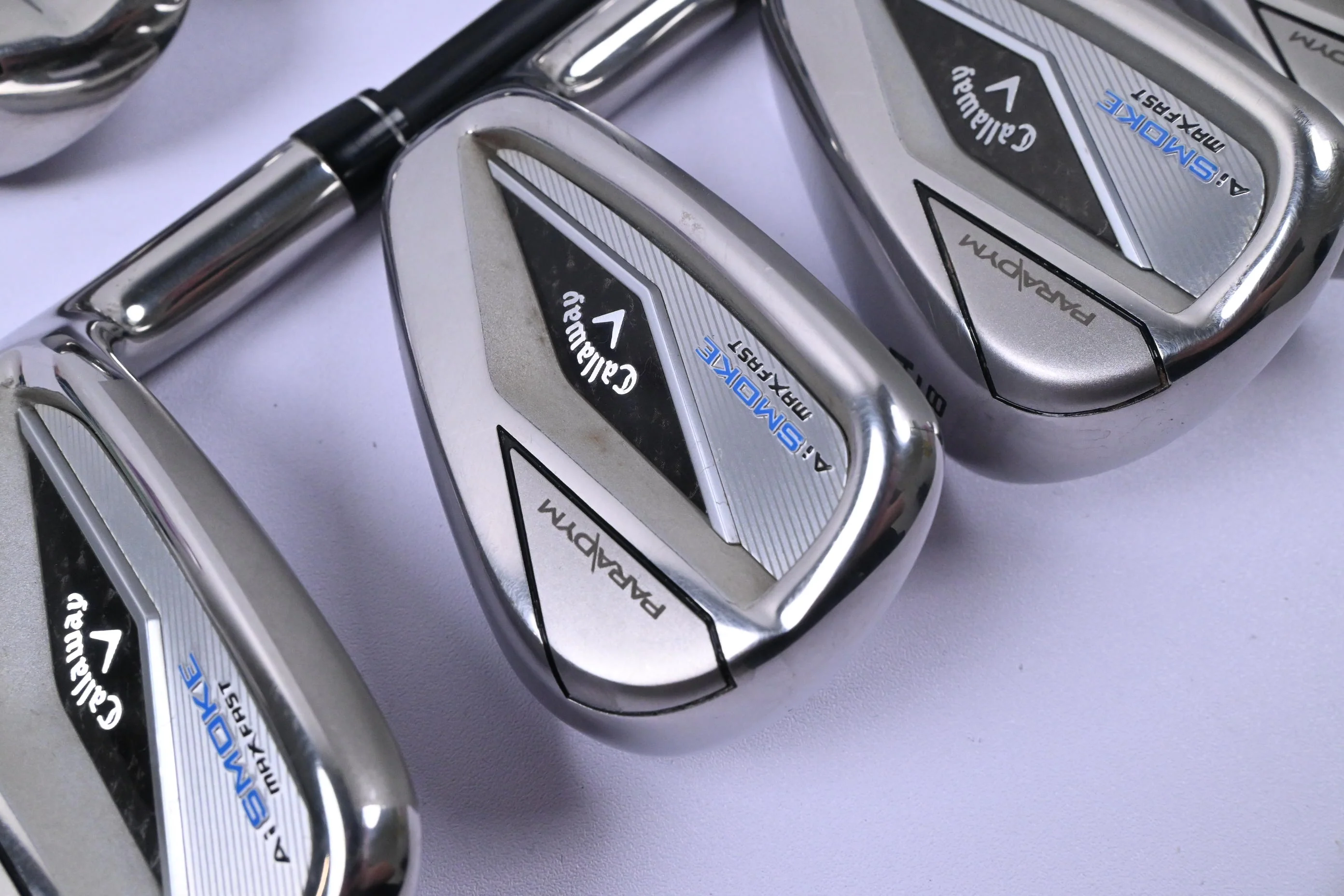 Callaway Paradym Ai Smoke Max Fast Irons / 5-PW+AW+GW+SW / Senior Flex Shafts