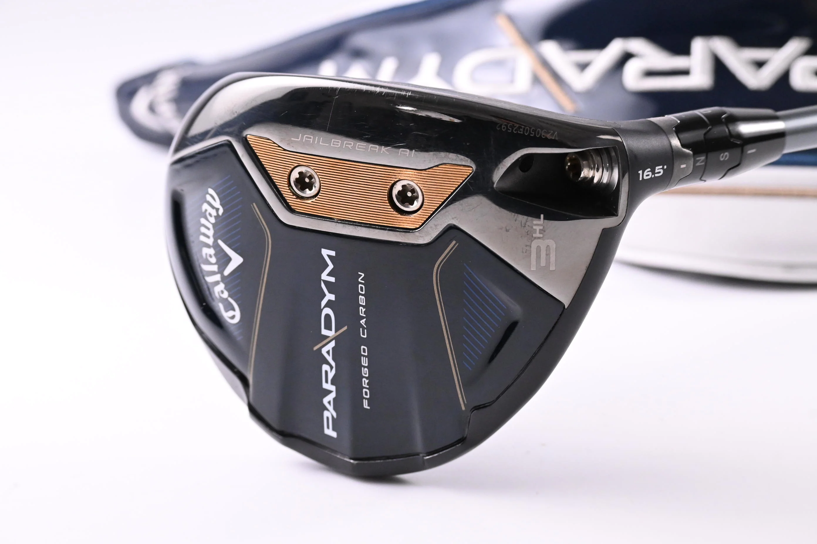 Callaway Paradym #3HL Wood / 16.5 Degree / Regular Flex HZRDUS Silver 60 Shaft - Image 2