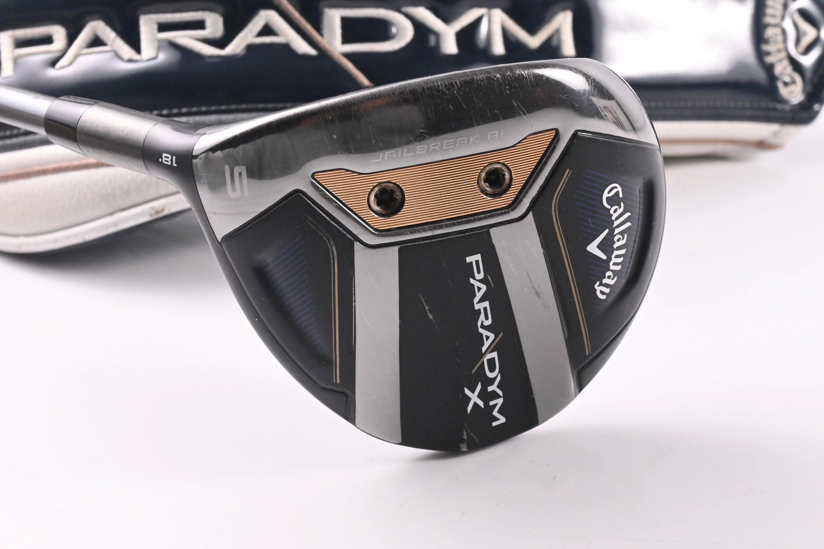Left Hand Callaway Paradym X #5 Wood / 18 Degree / Regular Flex HZRDUS Silver 60 - Image 2