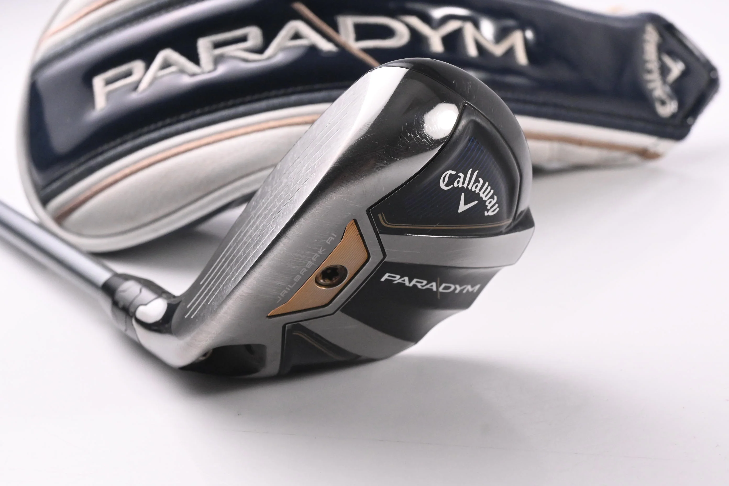 Left Hand Callaway Paradym #4 Hybrid / 21 Degree / Regular HZRDUS GEN4 Silver