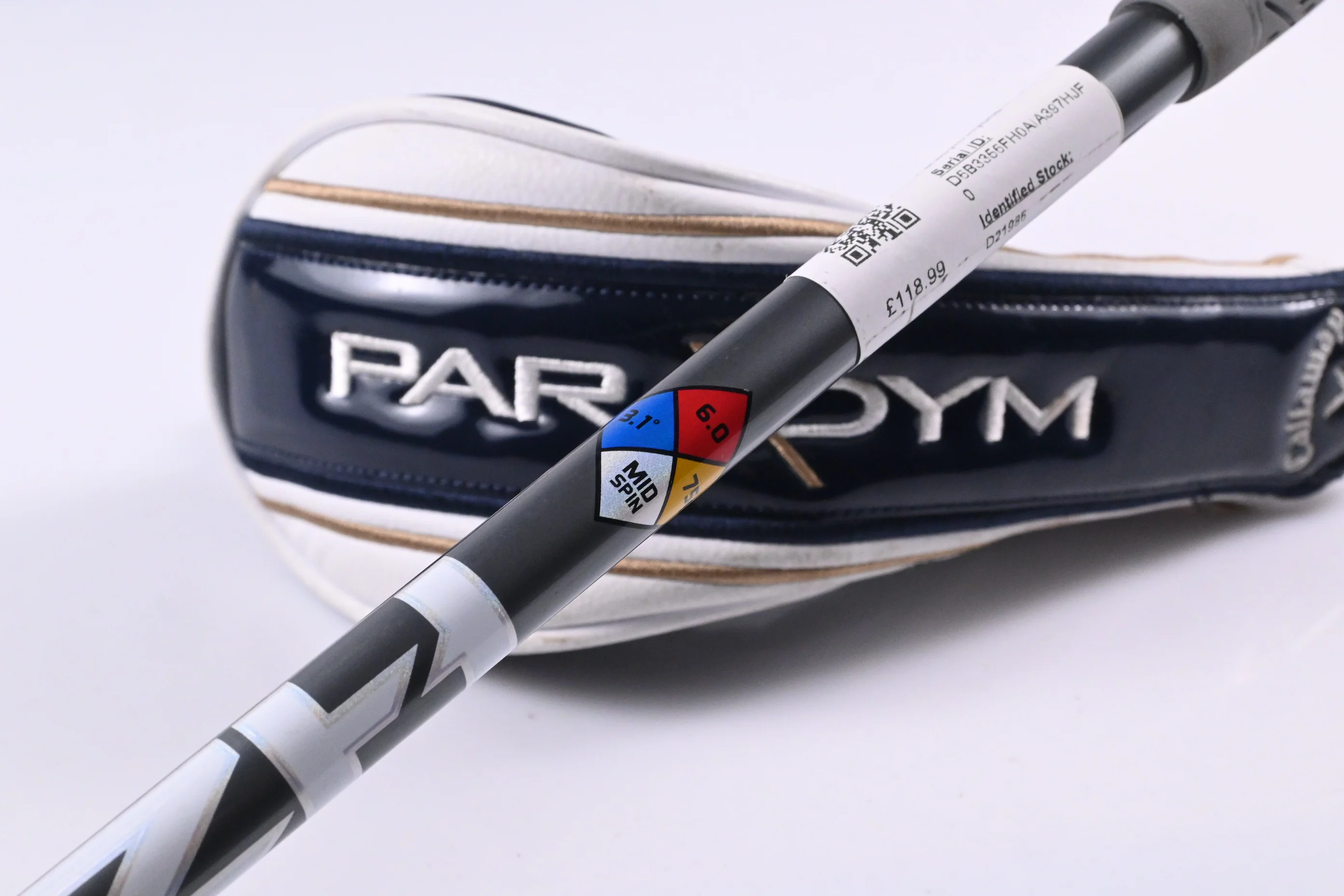 Callaway Paradym #3 Hybrid / 18 Degree / Stiff Flex HZRDUS Silver 75 Shaft - Image 6