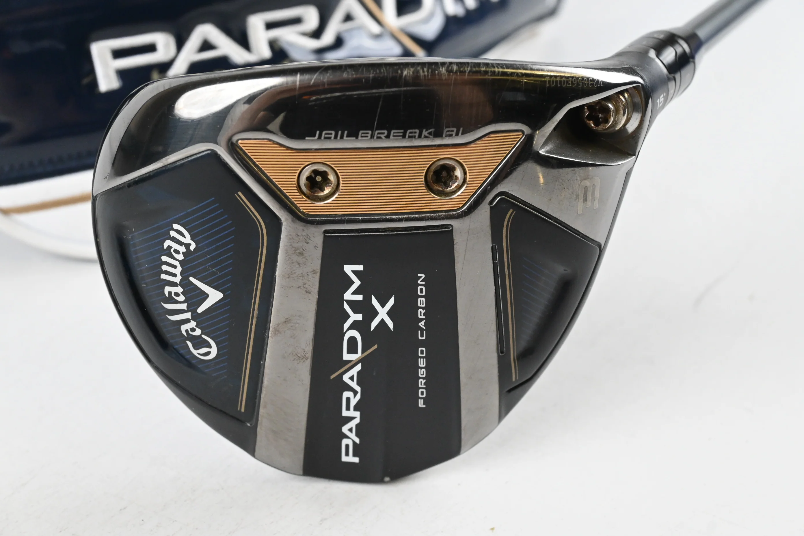 Callaway Paradym X #3 Wood / 15 Degree / Regular Flex HZRDUS Silver 60 Shaft - Image 2