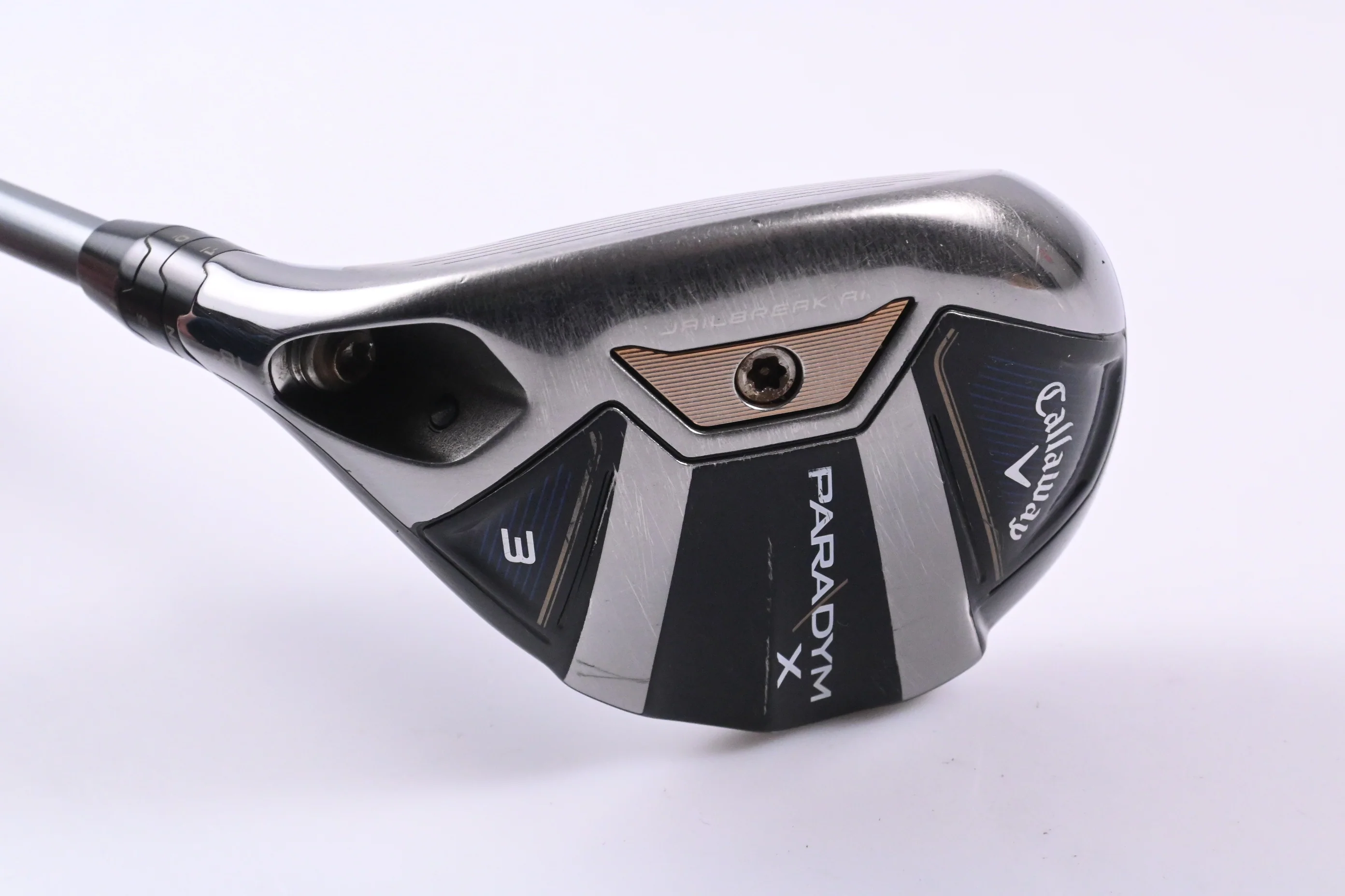 Left Hand Callaway Paradym X #3 Hybrid / 18 Degree / Regular Flex HZRDUS Silver - Image 2
