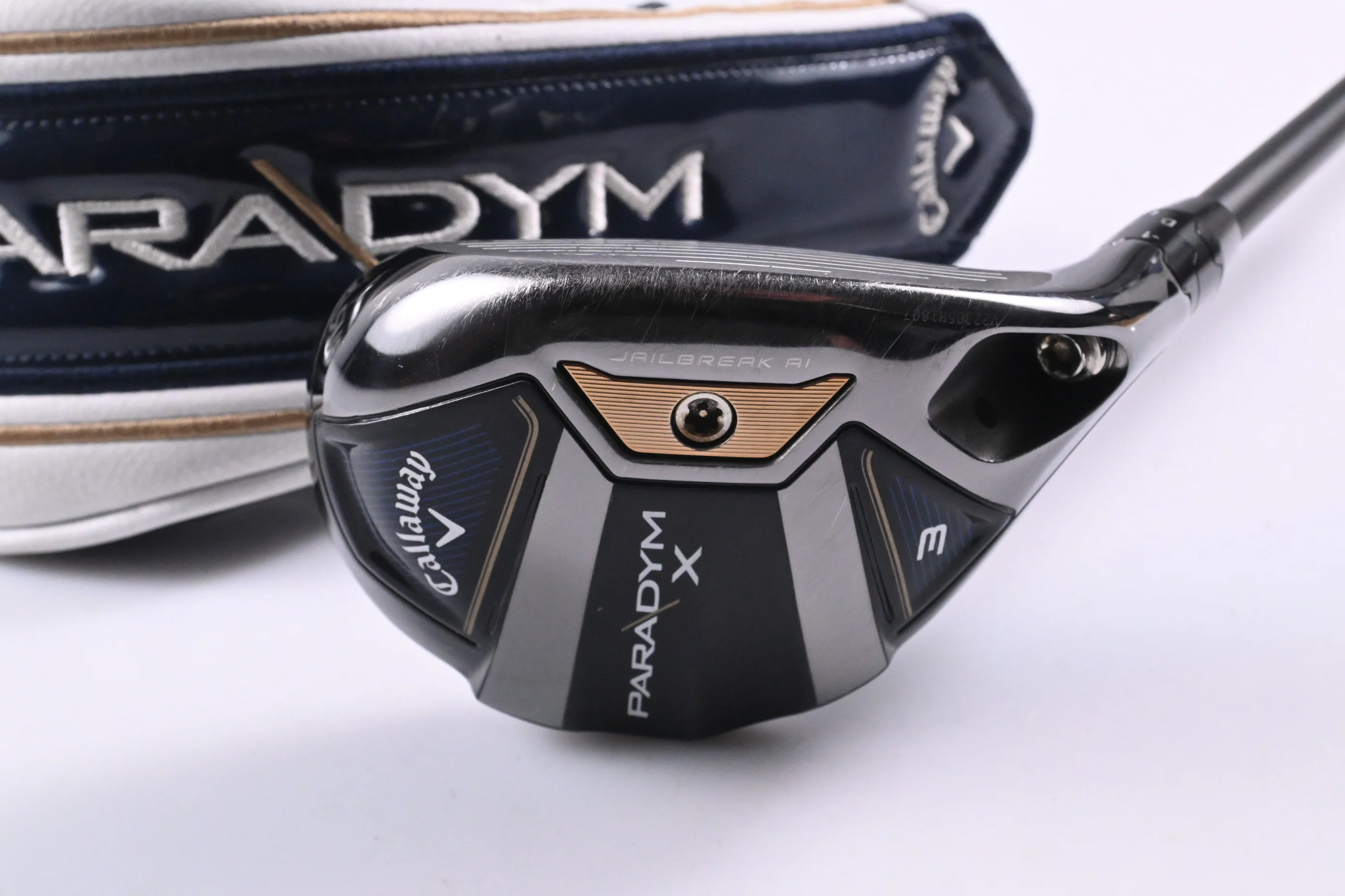 Callaway Paradym X #3 Hybrid / 18 Degree / Stiff Flex HZRDUS GEN4 Red 70 Shaft - Image 2
