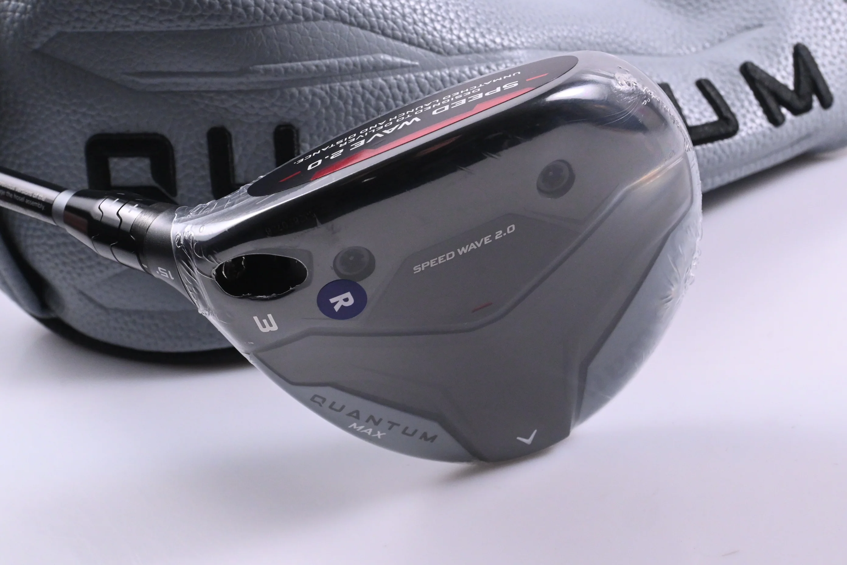 Left Hand Callaway Quantum Max #3 Wood / 15 Degree / Regular Flex Denali Silver - Image 2