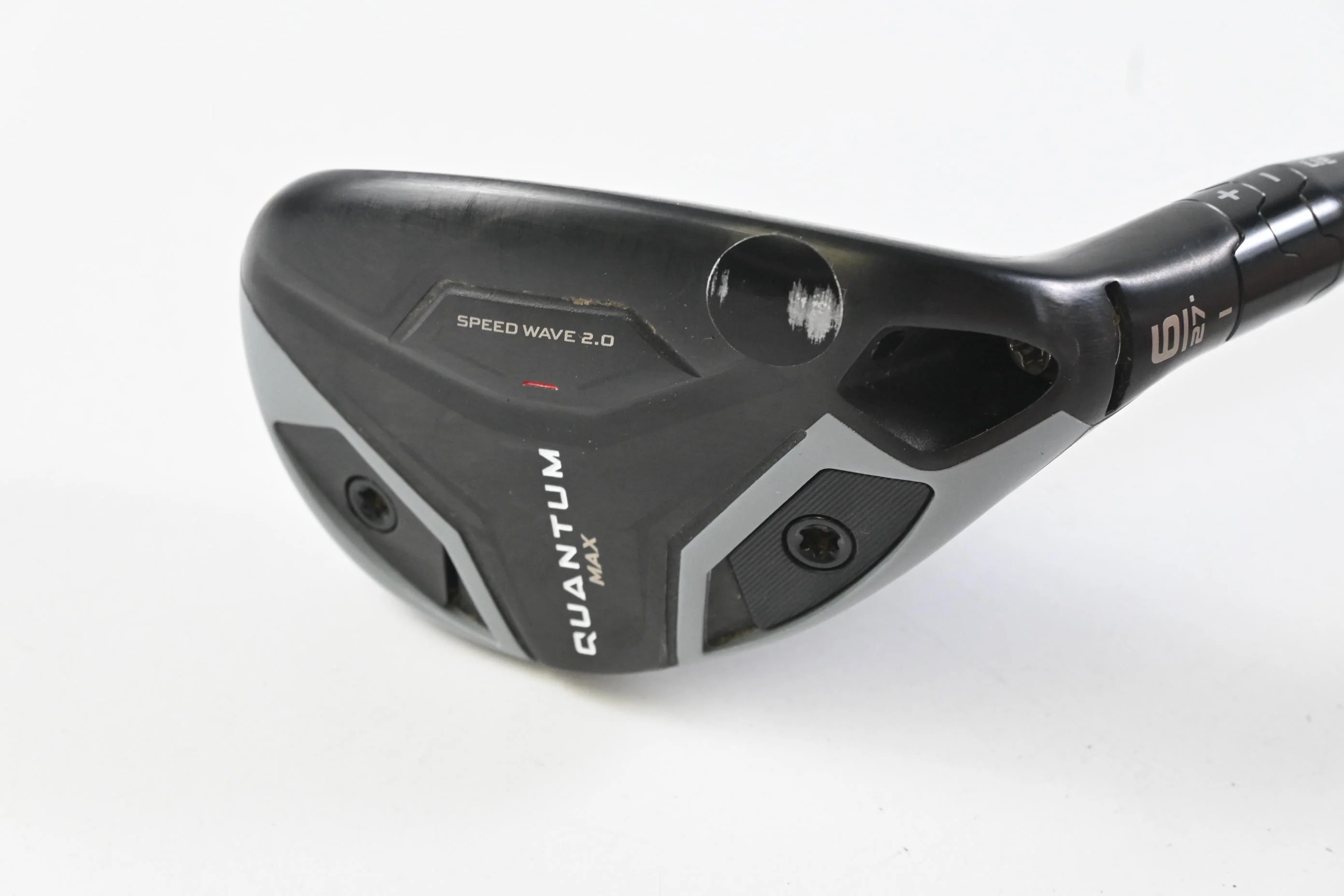Callaway Quantum Max #6 Hybrid / 27 Degree / Stiff Flex Denali Frost Silver 70 - Image 2