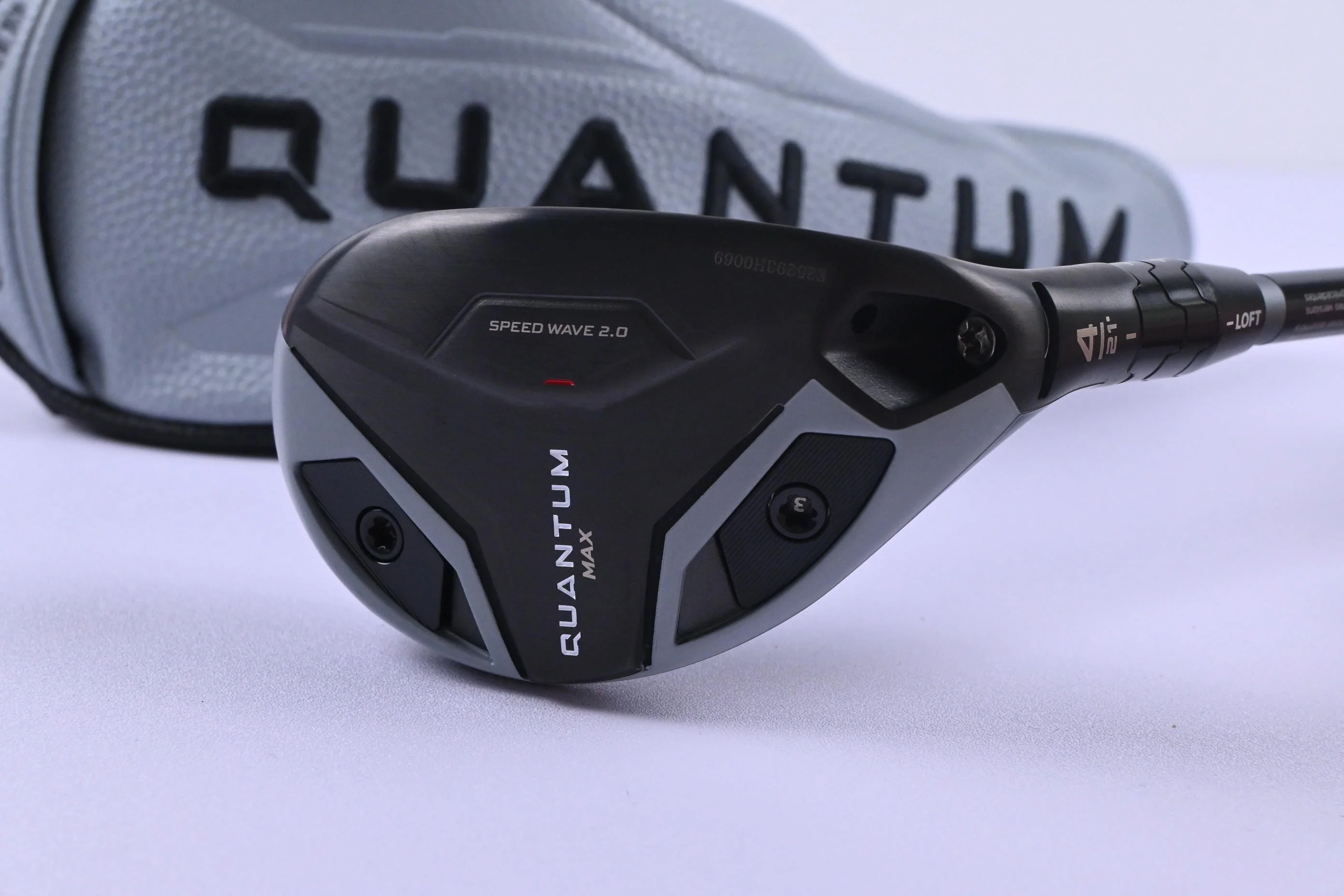 Callaway Quantum Max #4 Hybrid / 21 Degree / Regular Flex Denali Frost Silver 60 - Image 2