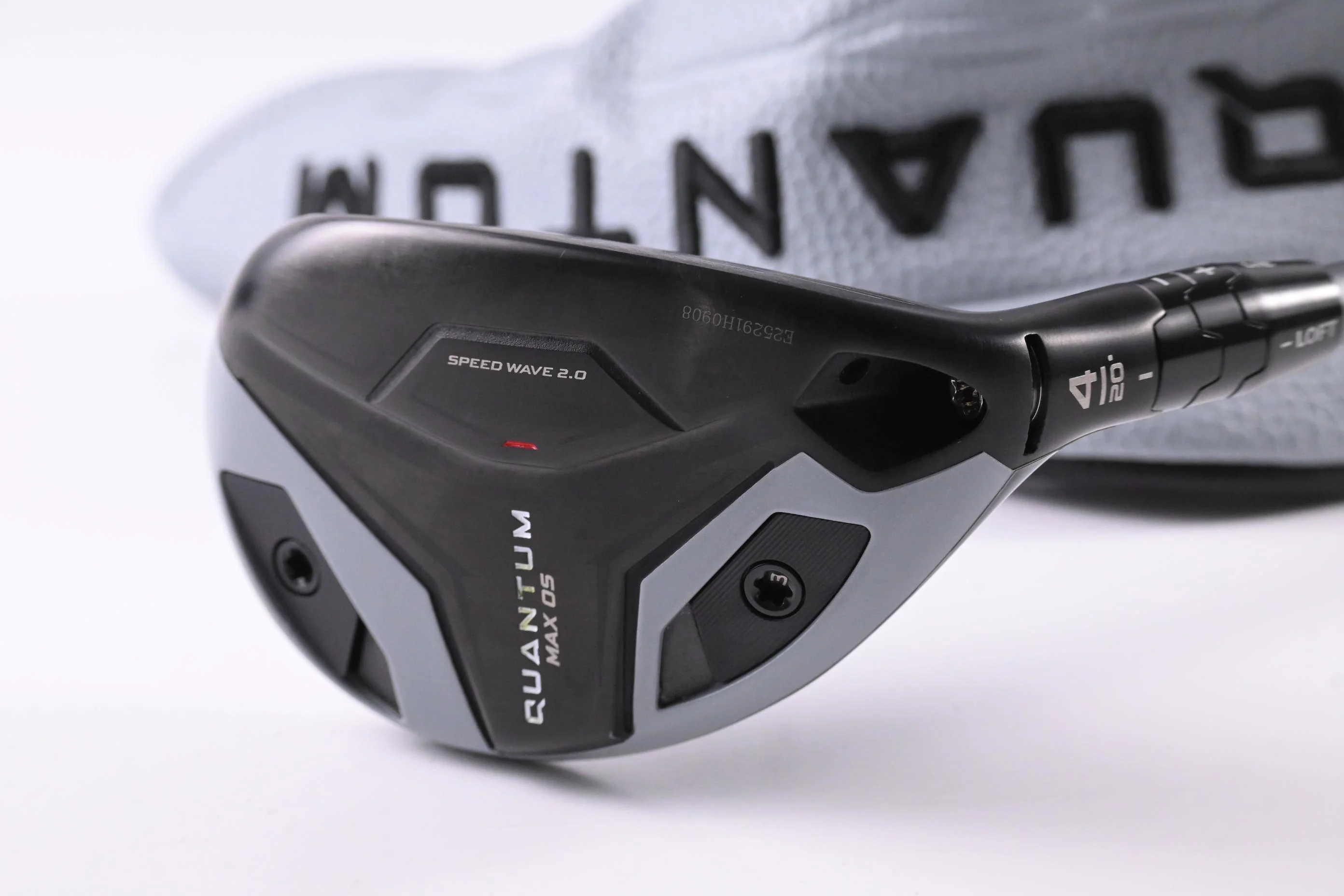 Callaway Quantum Max OS #4 Hybrid / 20 Degree / Stiff Flex Denali Frost Silver 70 - Image 2