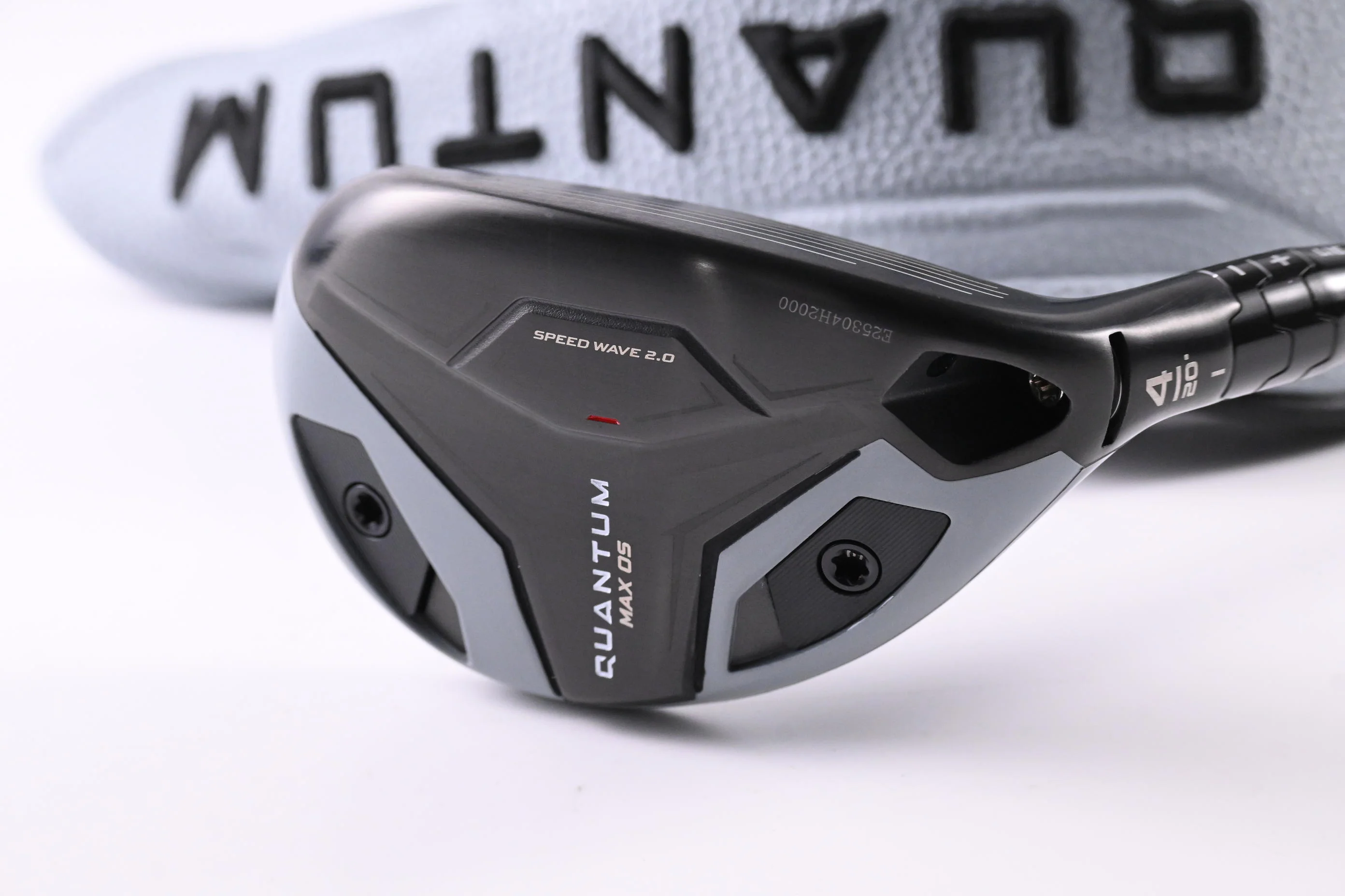 Callaway Quantum Max OS #4 Hybrid / 20 Degree / Regular Flex Denali Frost Silver 60 - Image 2