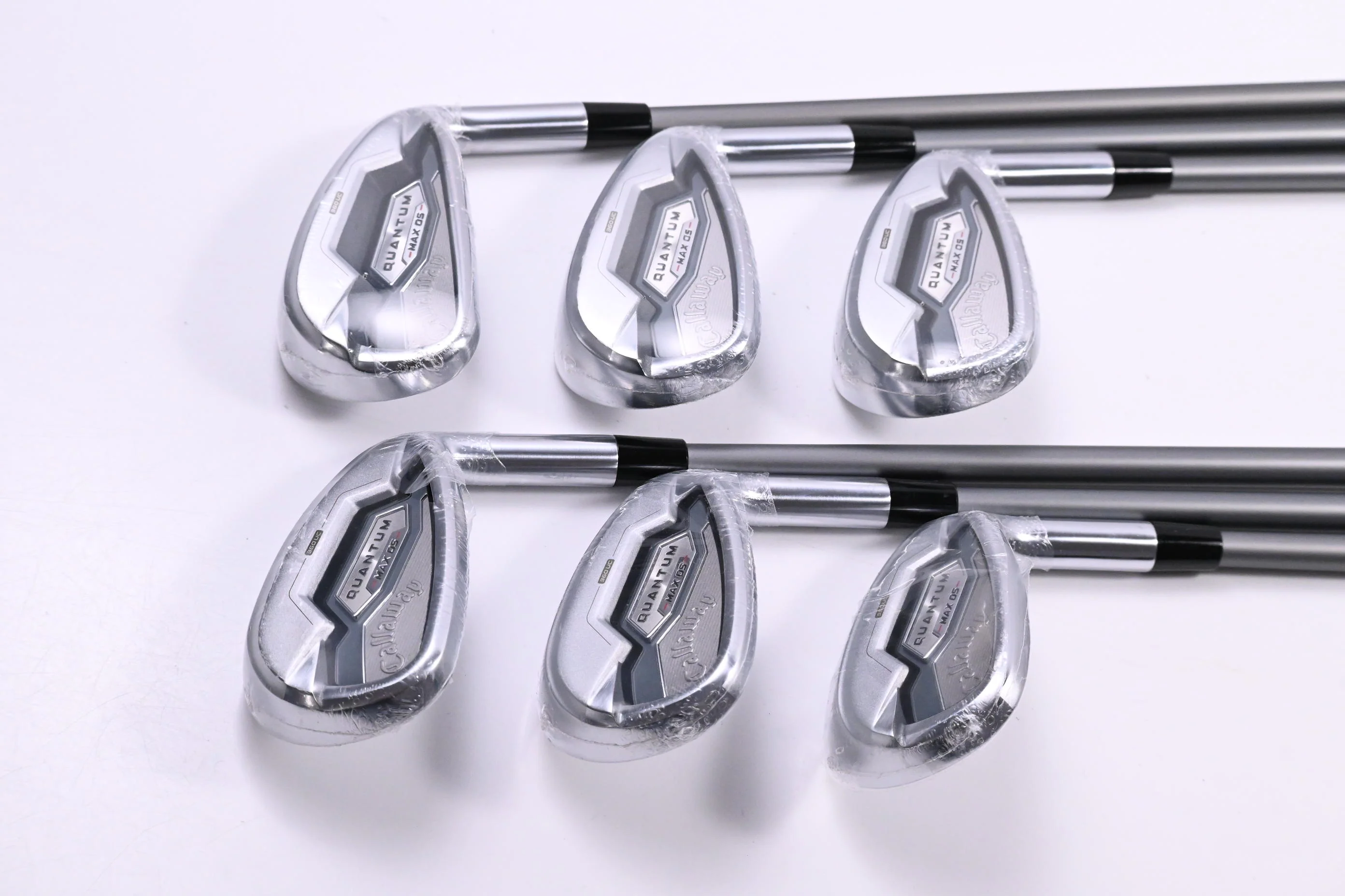 Callaway Quantum Max OS Irons / 7-PW+GW+SW / Regular Flex Denali Silver 60 - Image 2