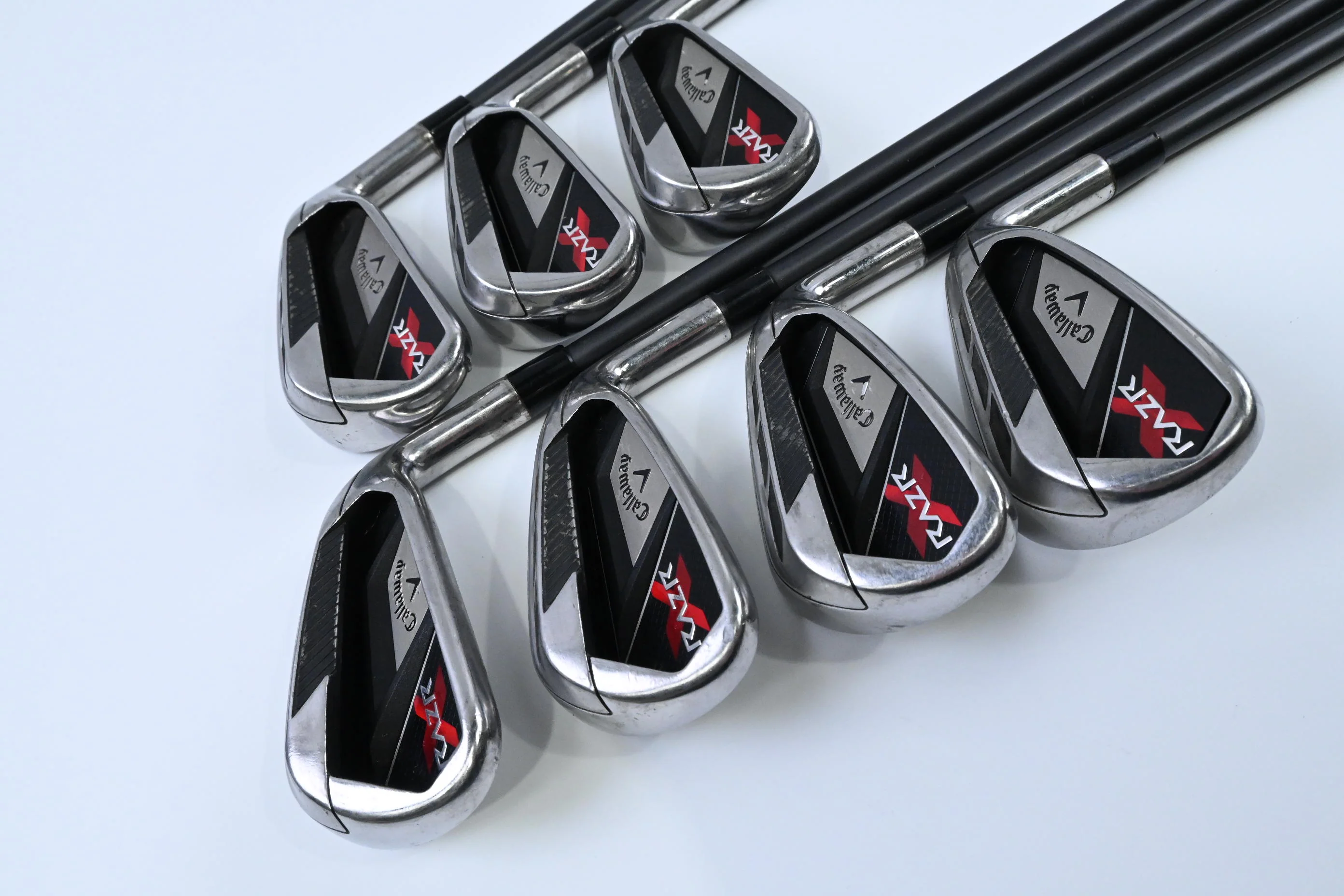 Callaway RAZR X Irons / 4-PW / Regular Flex Callaway X2 Hot 60 Shafts - Image 2