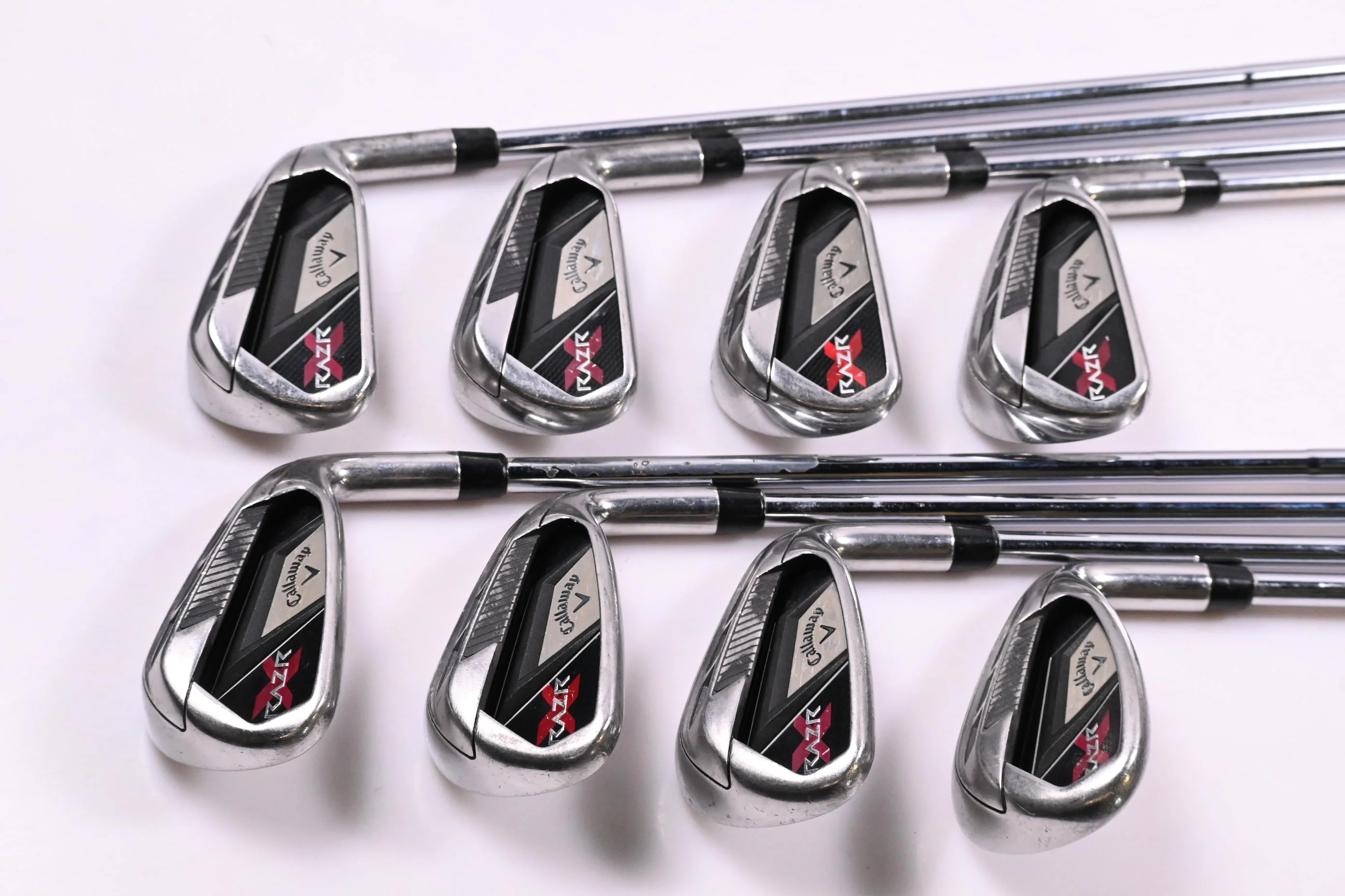 Callaway RAZR X Irons / 4-PW+SW / UniFlex Callaway Shafts - Image 2