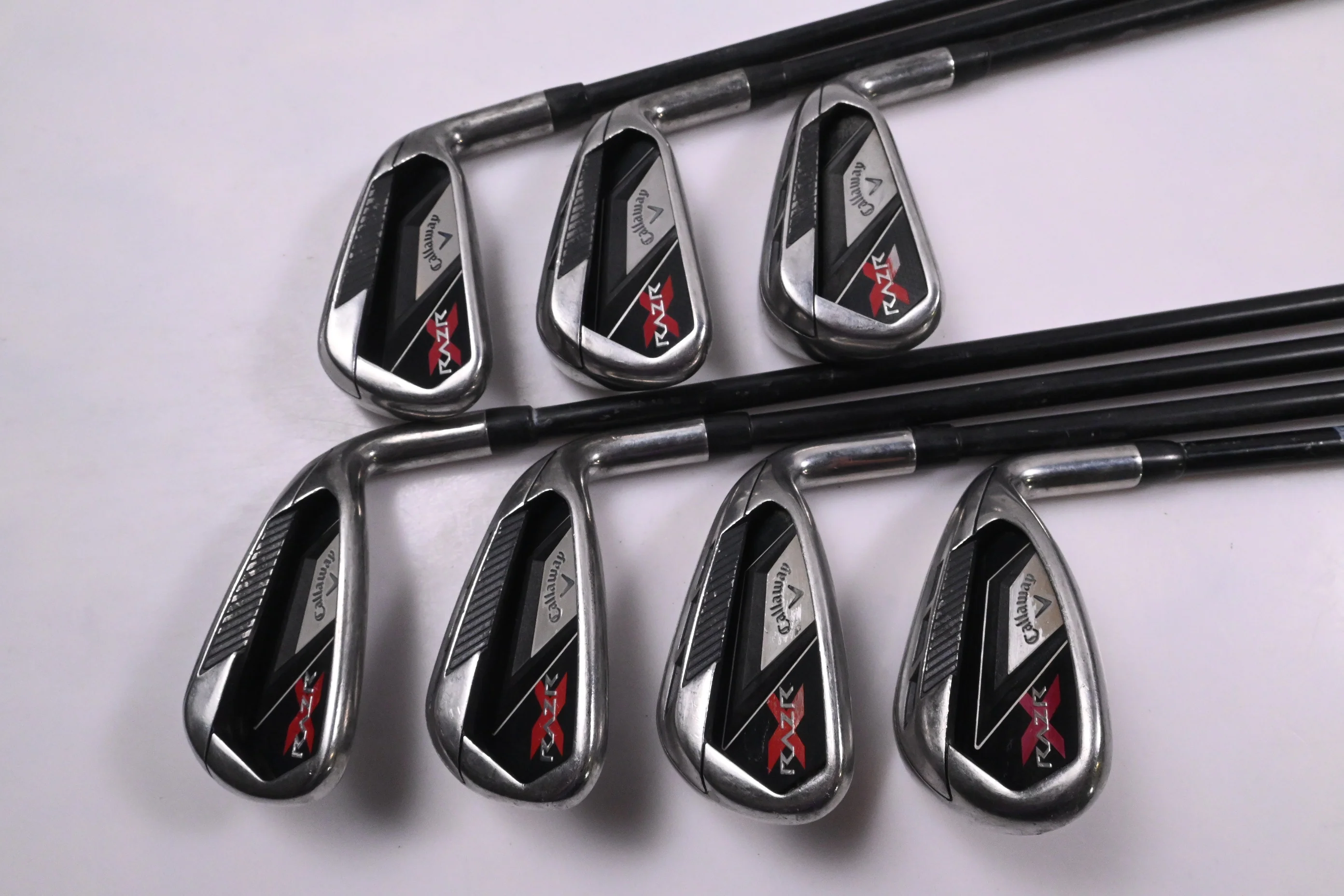 Callaway RAZR X Irons / 5-PW+SW / Stiff Flex Callaway 75 Shafts - Image 2
