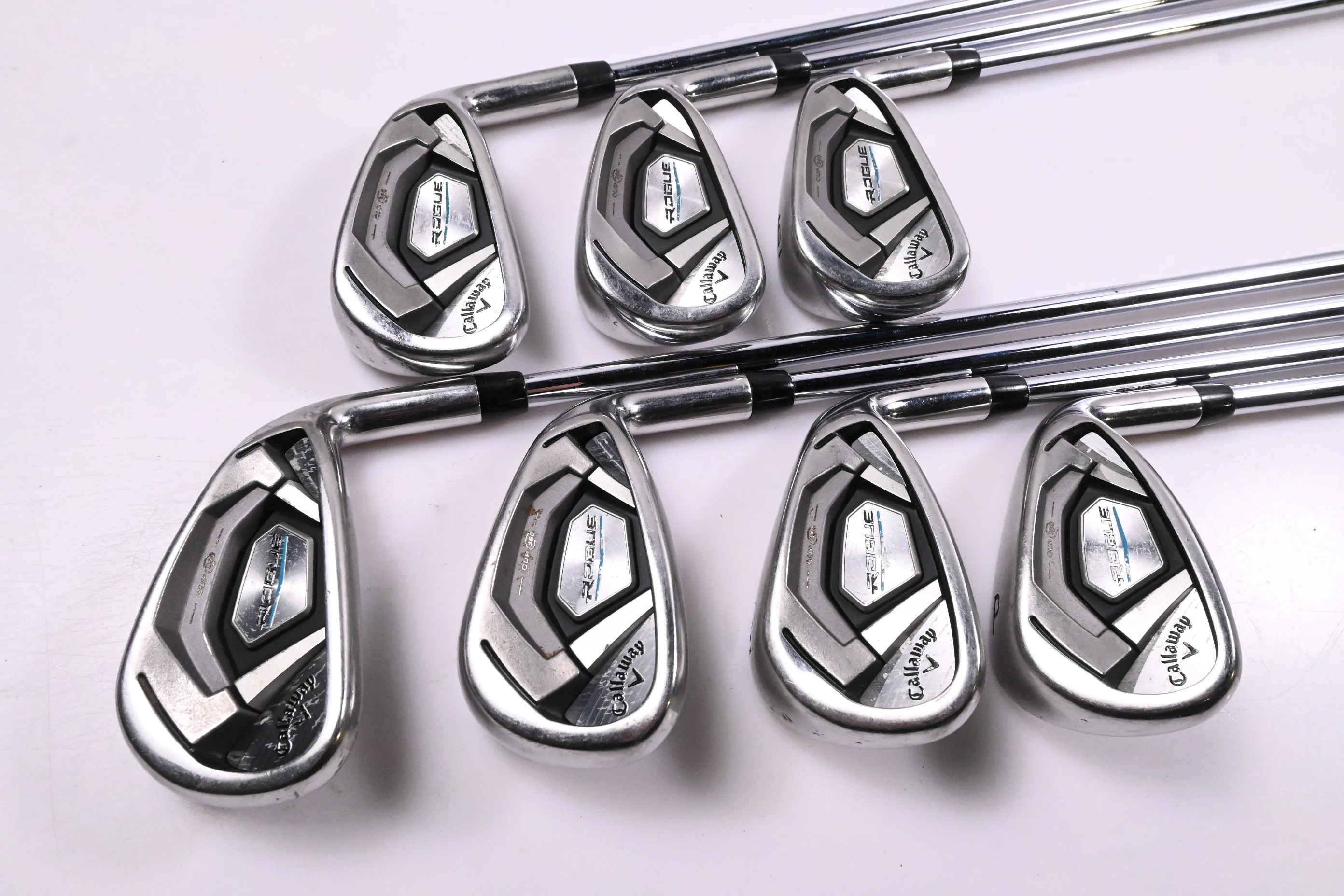 Callaway Rogue Irons / 4-PW / Stiff Flex XP ST15 105 S300 Shafts - Image 2