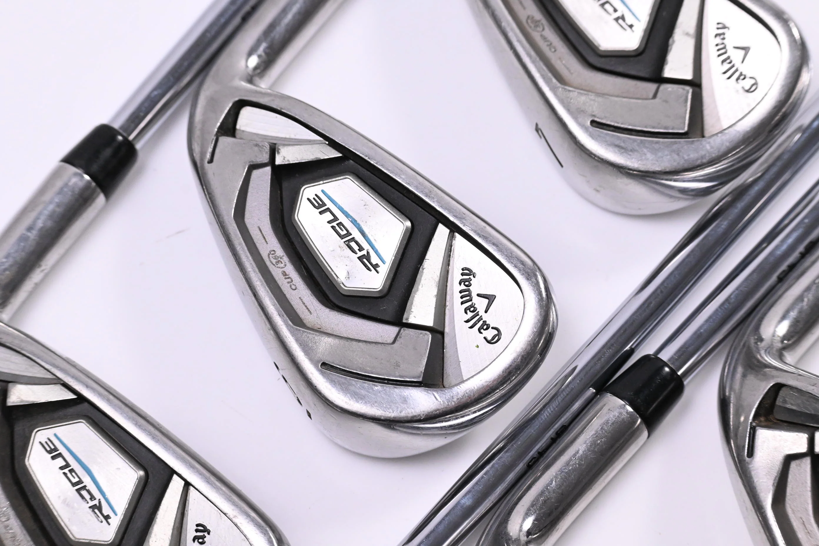 Callaway Rogue Irons / 5-PW+GW / Stiff Flex Steel Shafts
