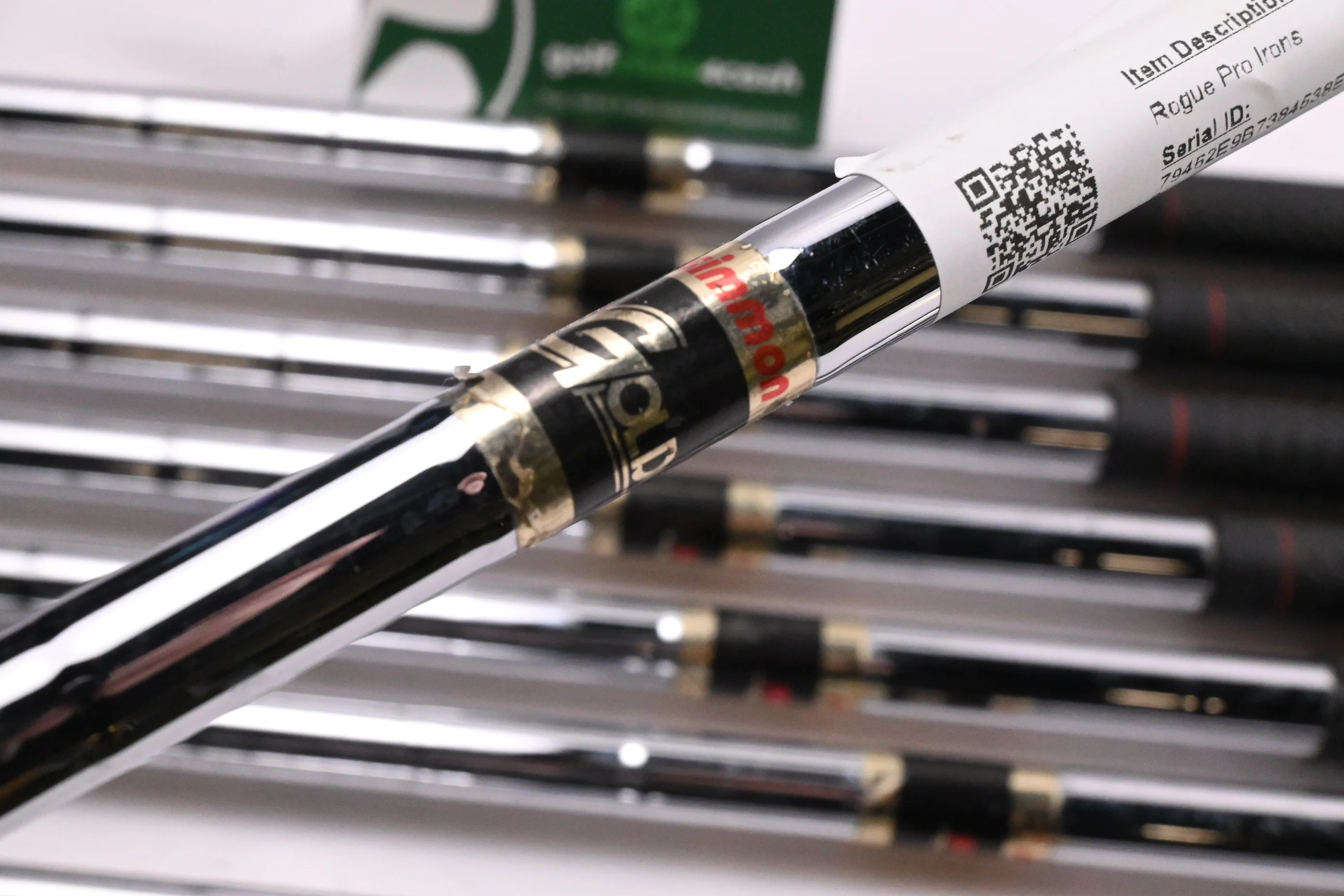 Callaway Rogue Pro Irons / 4-PW+GW / Stiff Flex Prosimmon Pro Gold Shafts - Image 5