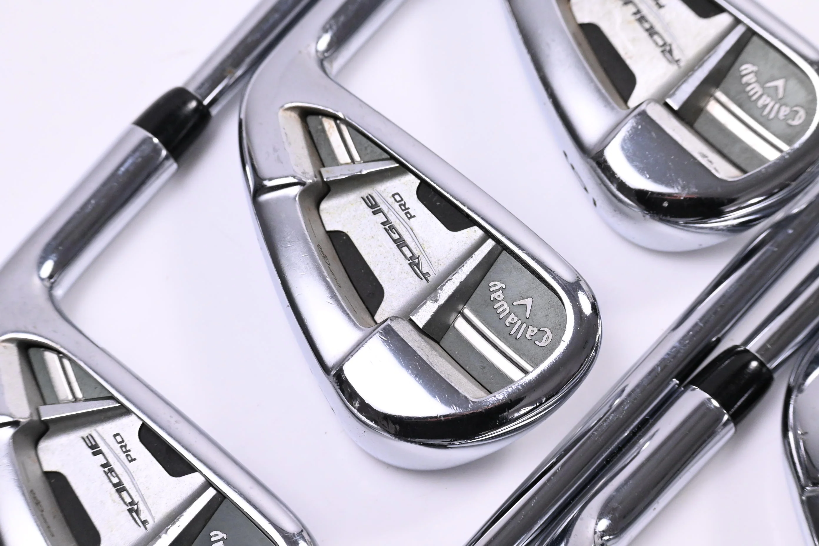 Callaway Rogue Pro Irons / 4-PW / Stiff Flex Project X Rifle Shafts