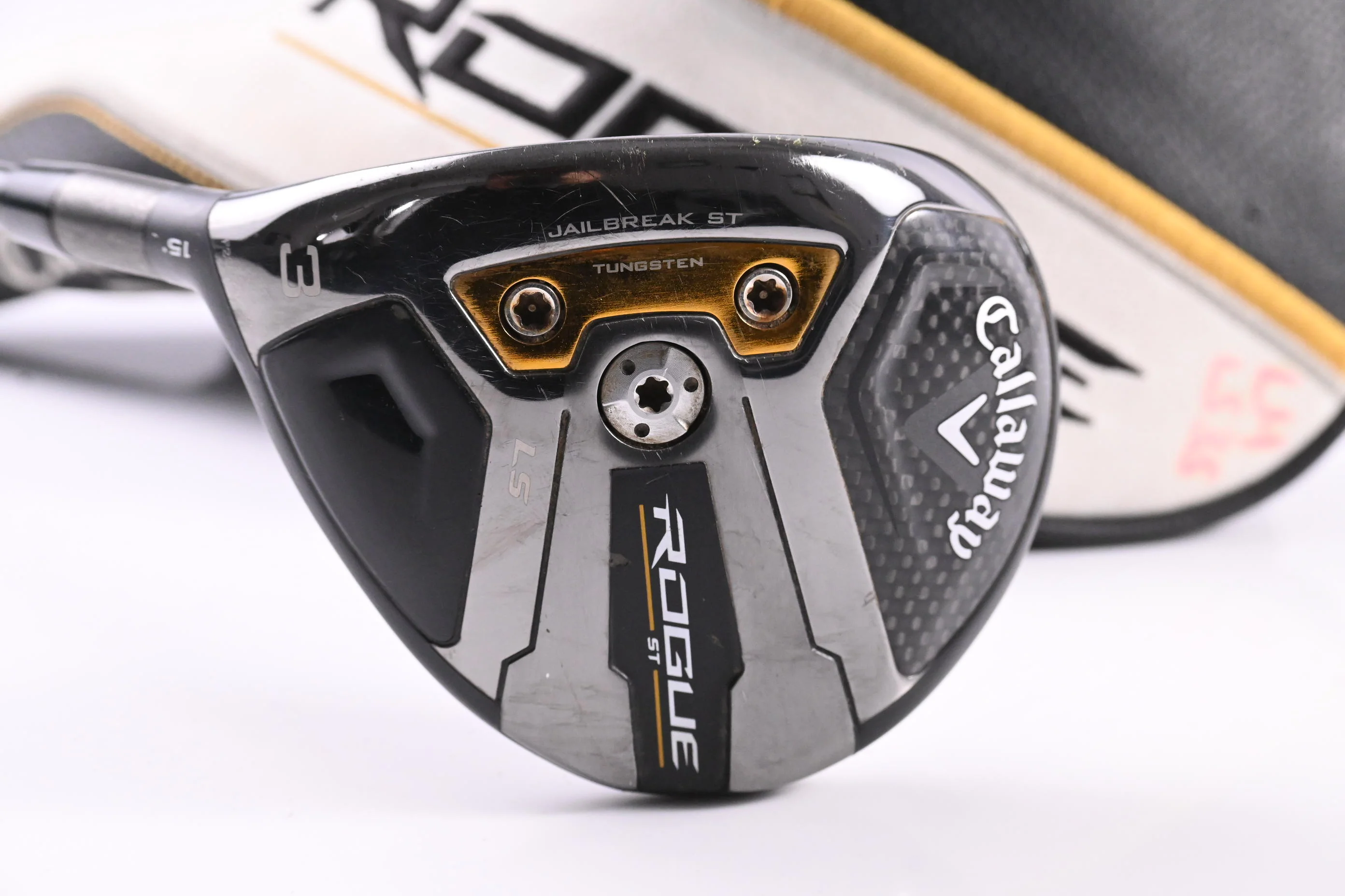 Left Hand Callaway Rogue ST LS #3 Wood / 15 Degree / Stiff Flex Tensei AV White - Image 2