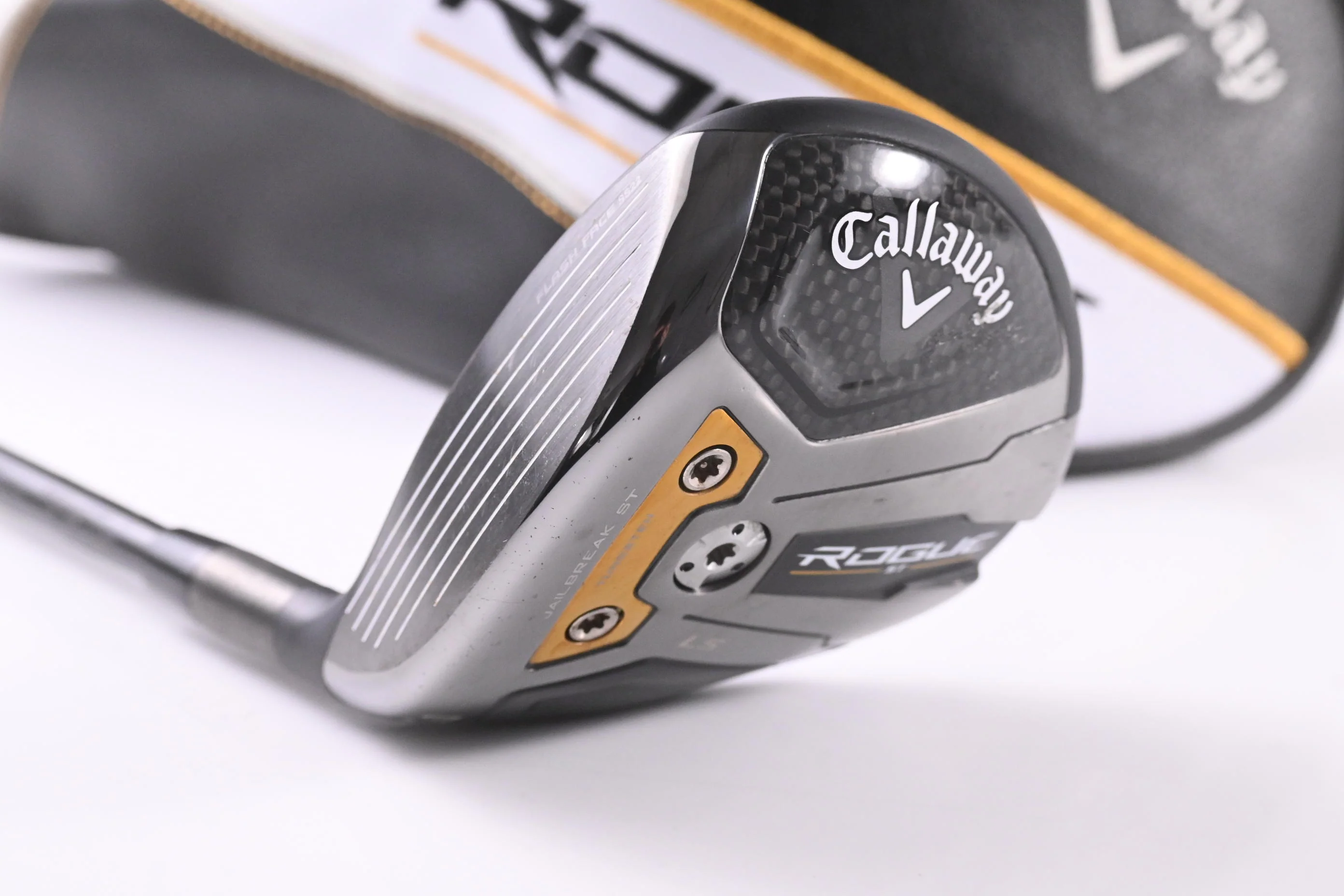 Left Hand Callaway Rogue ST LS #3 Wood / 15 Degree / Stiff Flex Tensei AV White