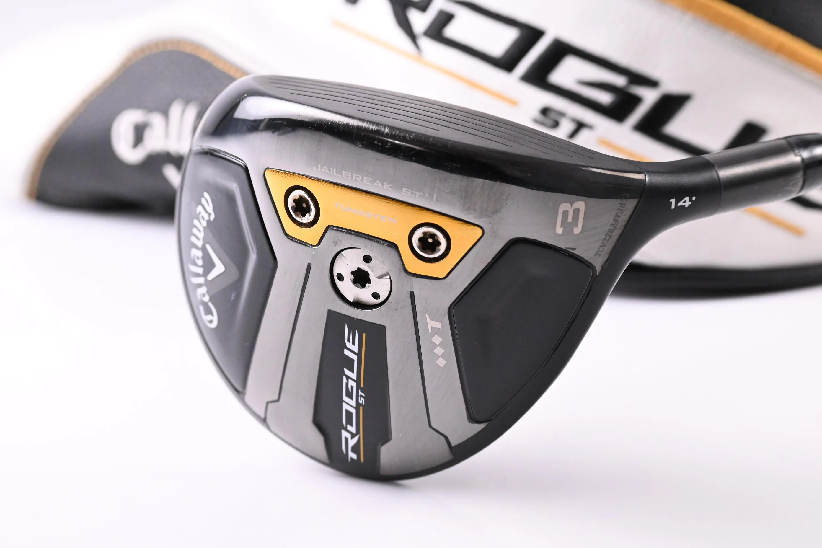 Tour Issue Callaway Rogue ST Triple Diamond T / 14 Degree / X-Flex Ventus Shaft - Image 2