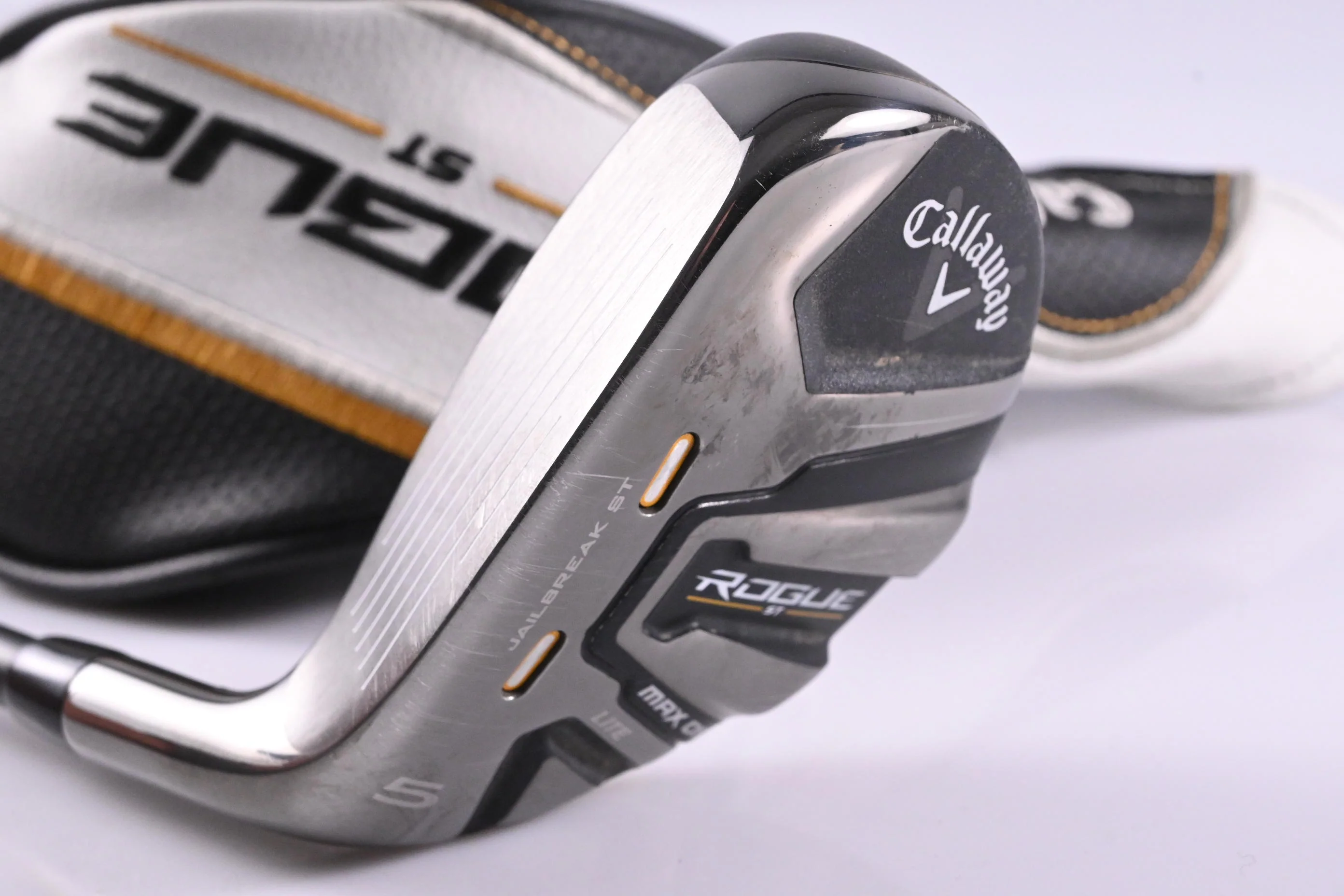 Left Hand Callaway Rogue ST Max Os Lite #5 Hybrid / 24 Degree / Senior Flex Cypher 50
