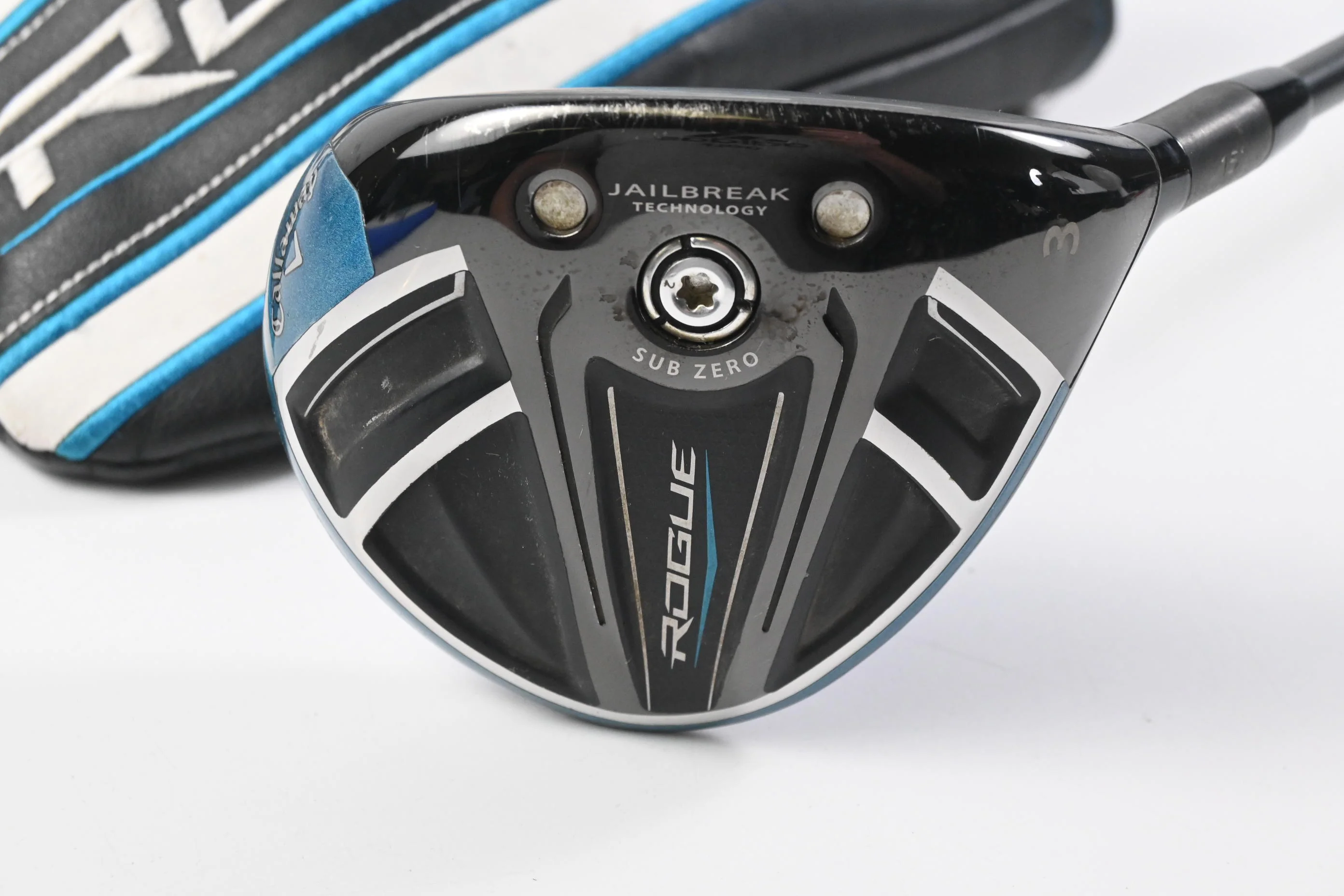 Callaway Rogue Sub Zero #3 Wood / 15 Degree / X-Flex HZRDUS Yellow 76 Shaft - Image 2