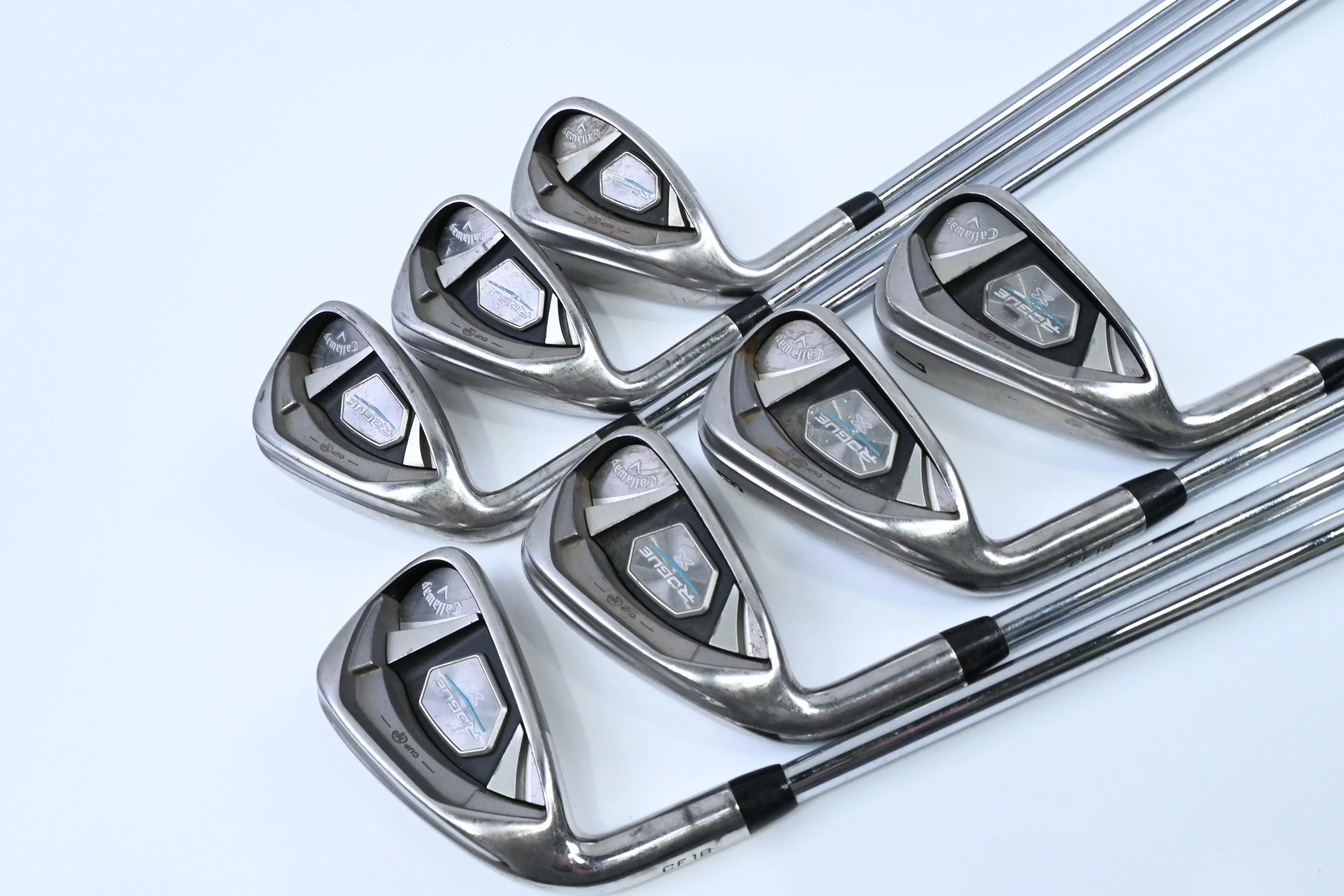 Left Hand Callaway Rogue X Irons / 4-PW / Regular Flex XP 95 ST15 R300 Shafts - Image 2