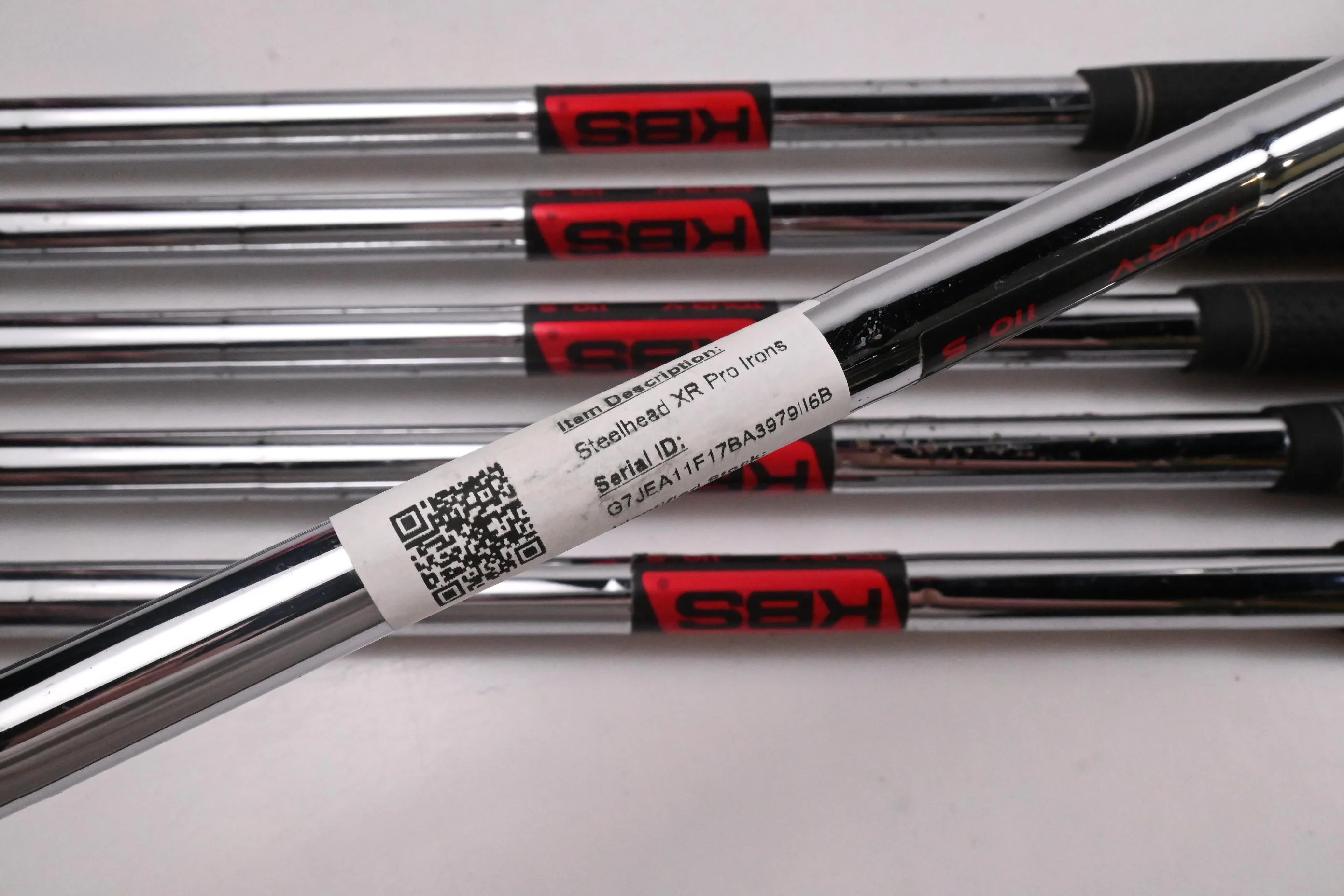Callaway Steelhead XR Pro Irons / 6-PW+GW / Stiff Flex KBS Tour-V 110 Shafts - Image 6