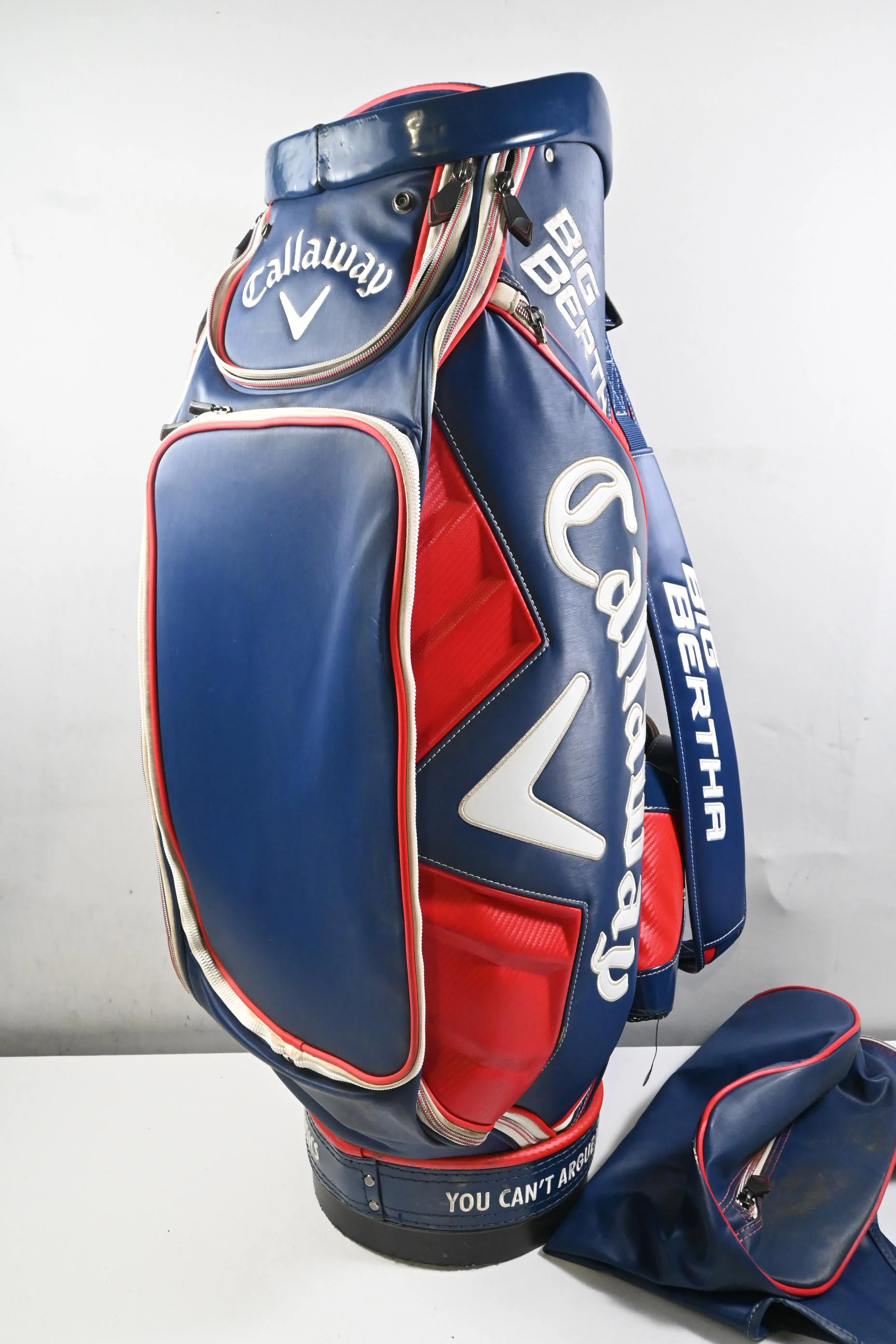 Callaway Big Bertha Tour Bag / 6-Way Divider / Blue, White & Red