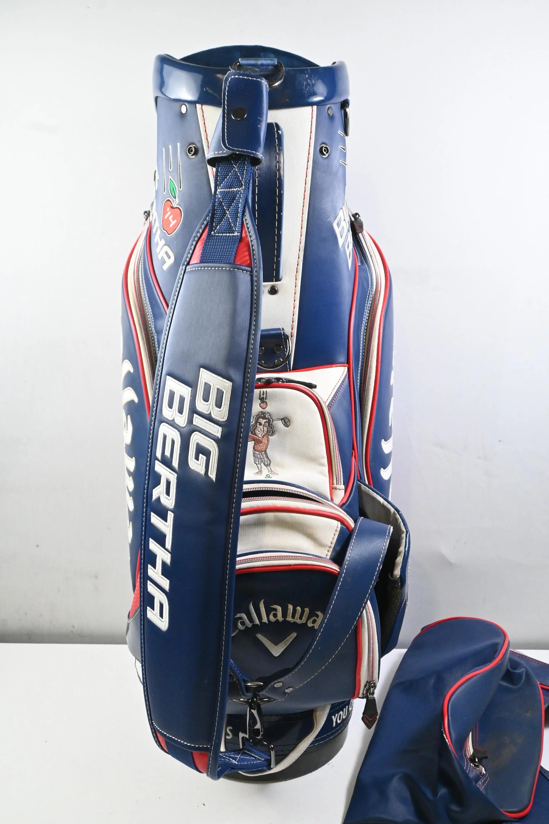 Callaway Big Bertha Tour Bag / 6-Way Divider / Blue, White & Red - Image 4