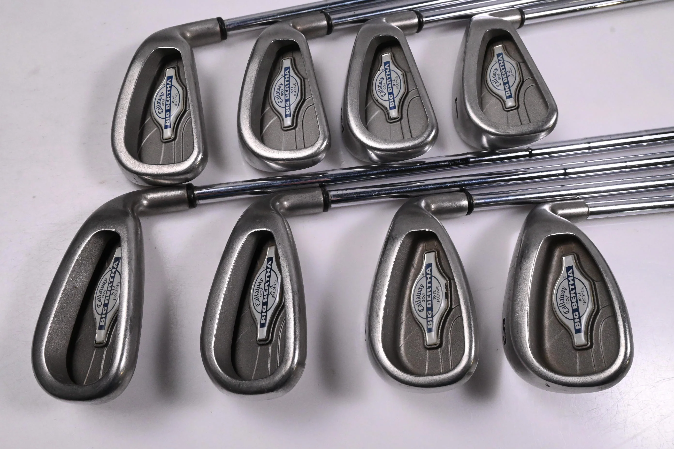 Callaway X-12 Irons / 4-PW+SW / UniFlex Memphis 10 "98" Shafts - Image 2