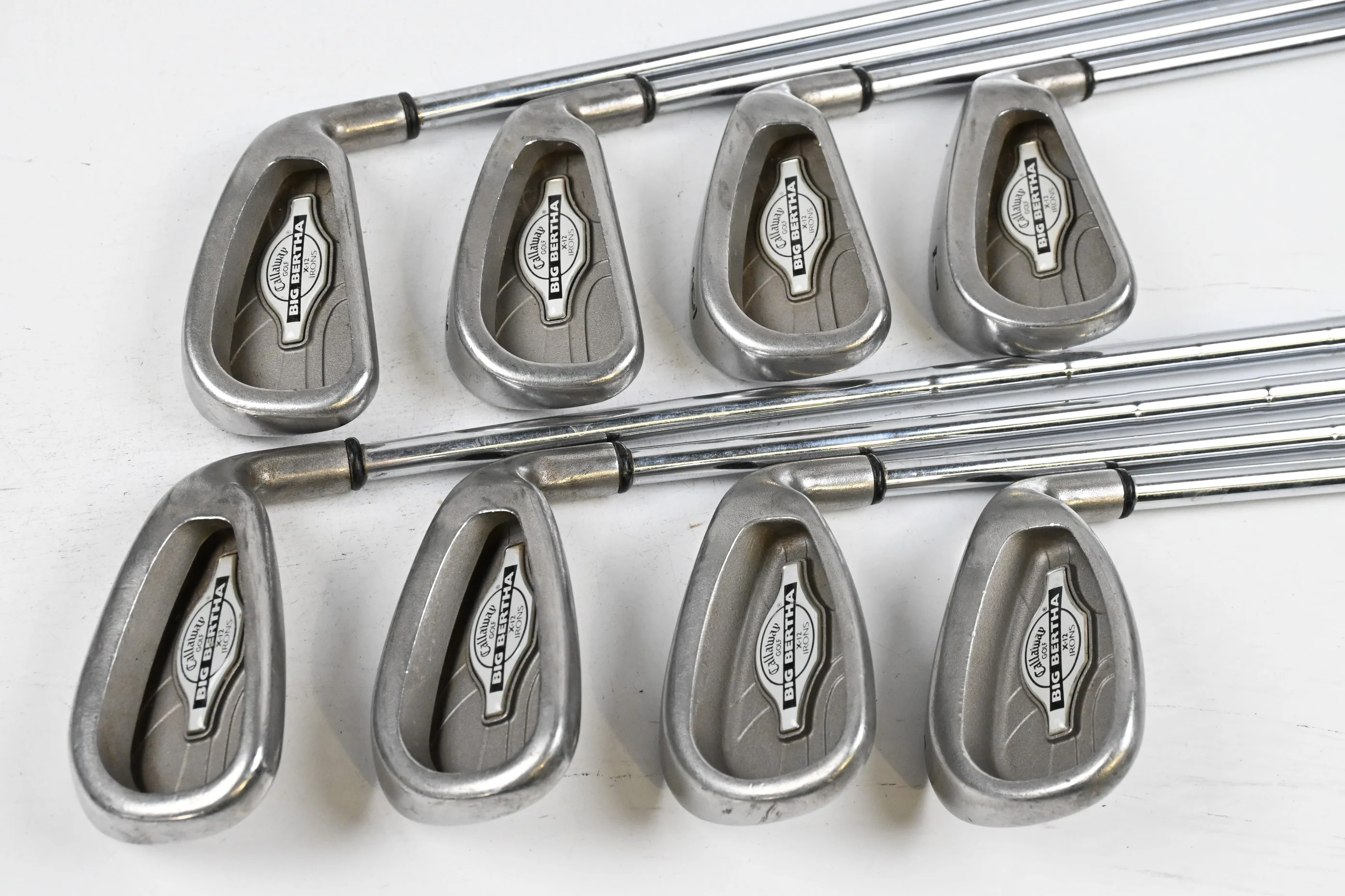 Callaway X-12 Irons / 4-PW+SW / Stiff Flex Memphis "10" 98 Shafts - Image 2