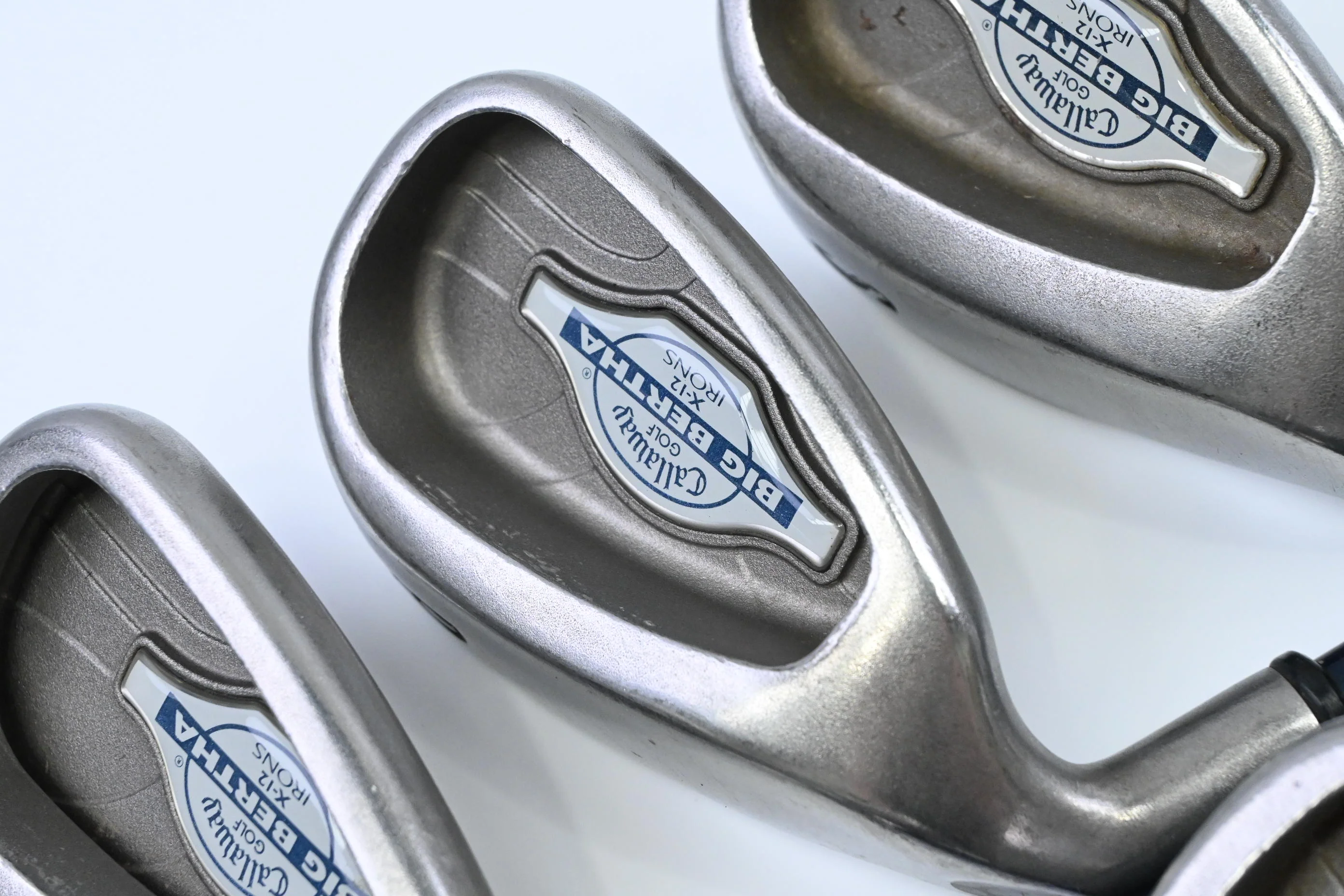 Left Hand Callaway X-12 Irons / 6-PW+SW / Regular Flex Callaway RCH 99 Shafts
