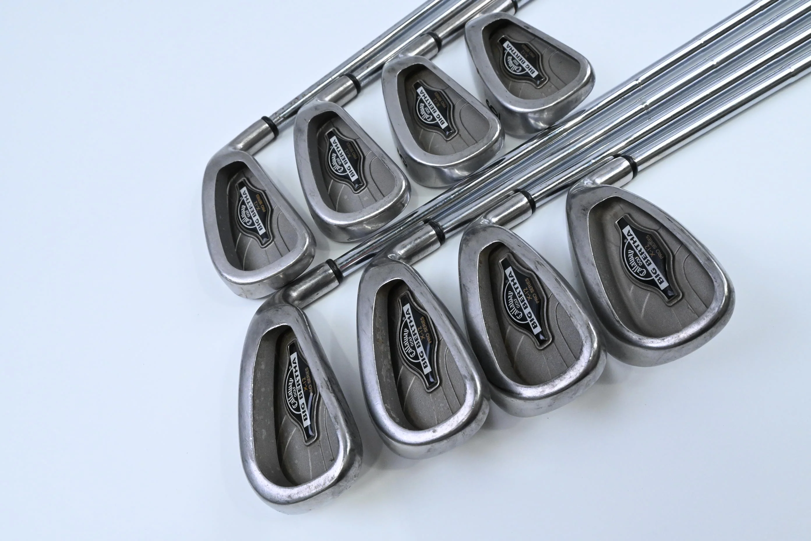 Callaway X-12 Pro Series Irons / 3-PW / Stiff Flex Dynamic Gold S300U Shafts - Image 2