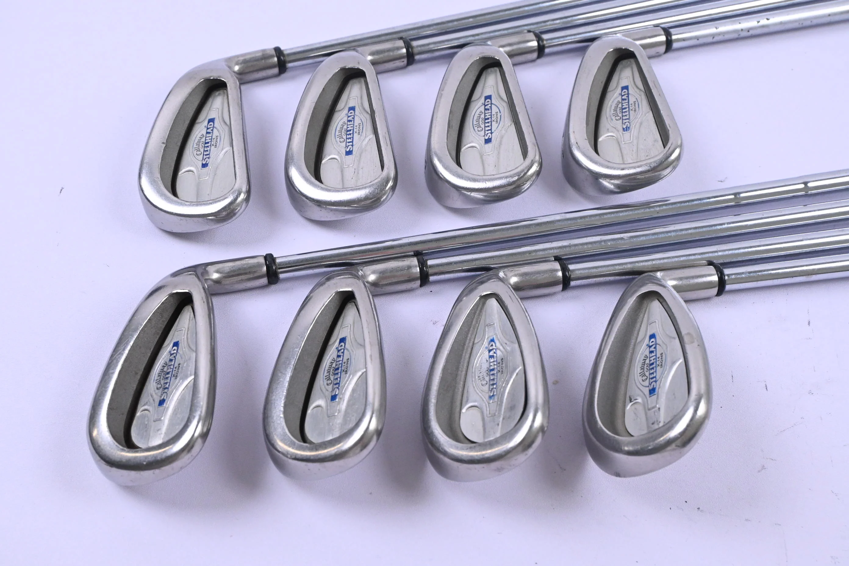 Callaway X-14 Irons / 4-PW+SW / Uniflex Callaway Steelhead Shafts - Image 2