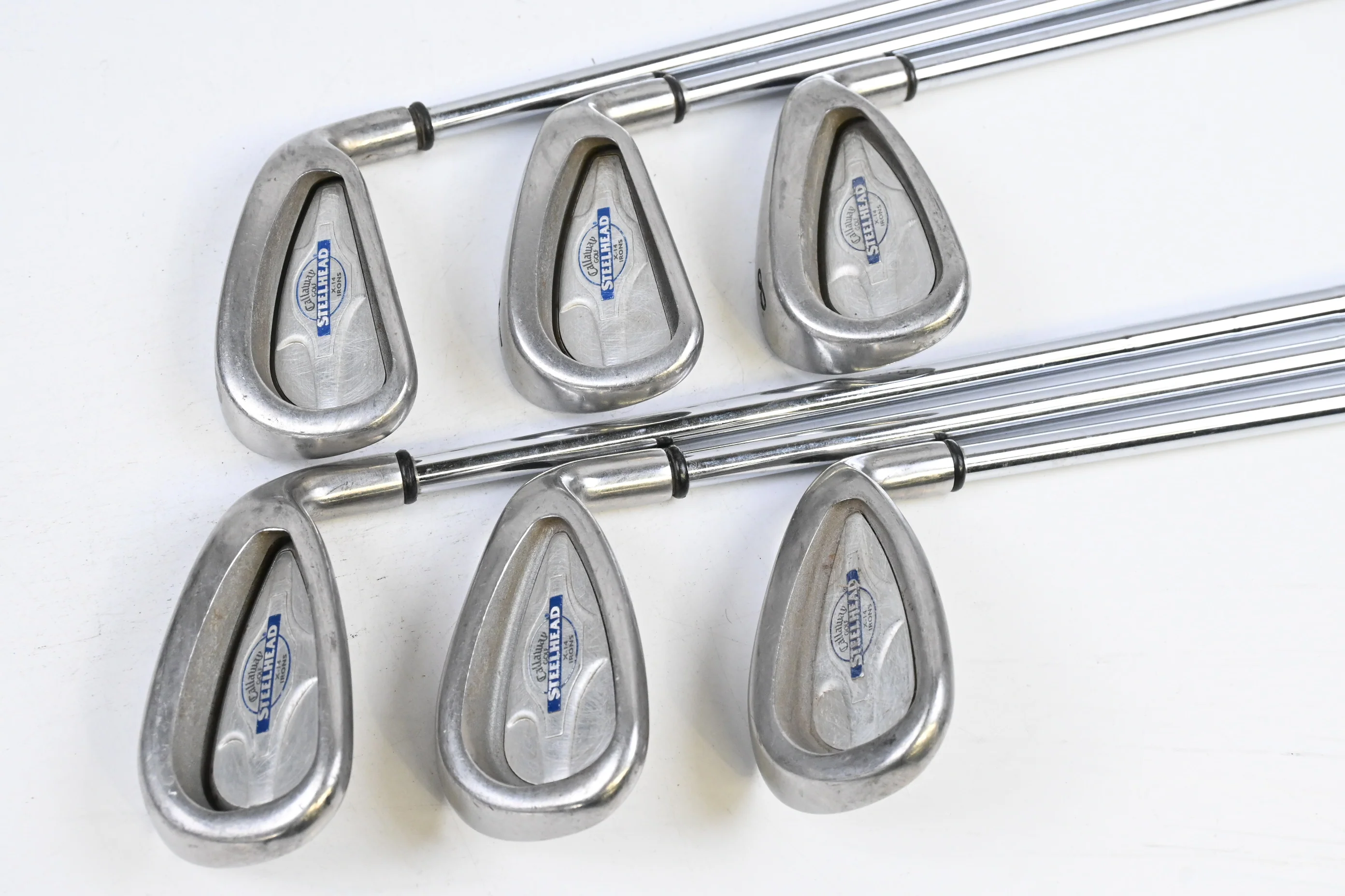 Callaway X-14 Irons / 6-PW+SW / Stiff Flex Callaway Steelhead Shafts - Image 2
