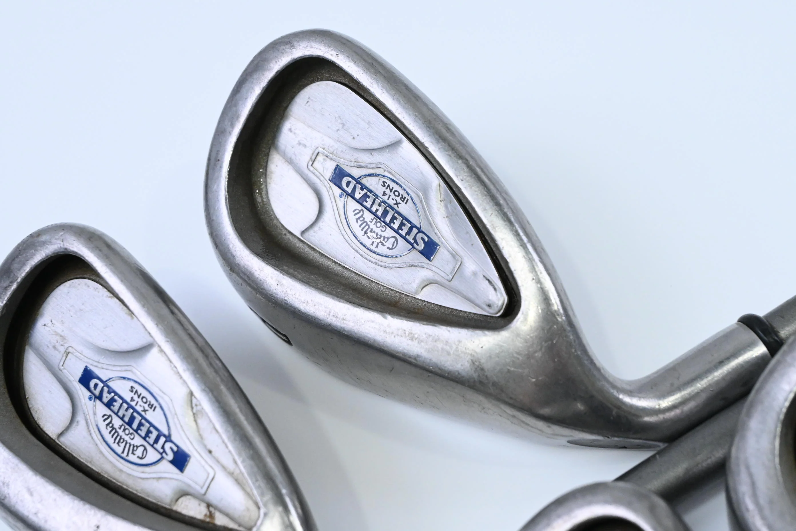 Left Hand Callaway X-14 Irons / 6-PW / Firm Flex Callaway Steelhead X-14 Shafts